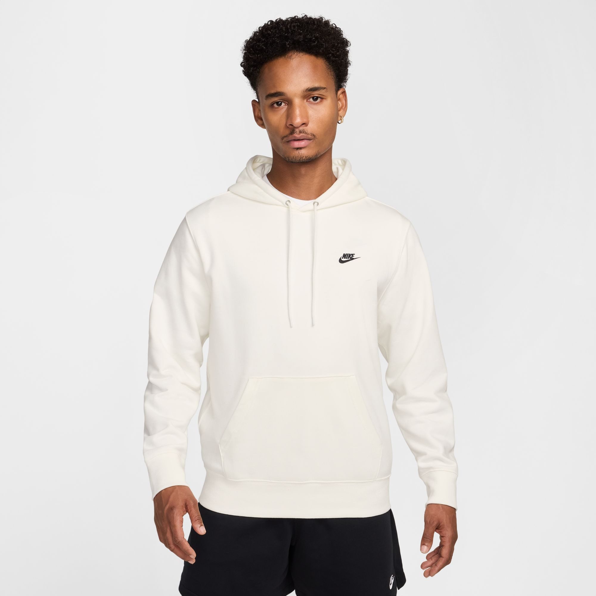 Nike Sportswear Kapuzensweatshirt Nike Club Men's French Terry Pullover Hoodie mit Kordelzug, hüftbedeckende Länge, Basic Passform