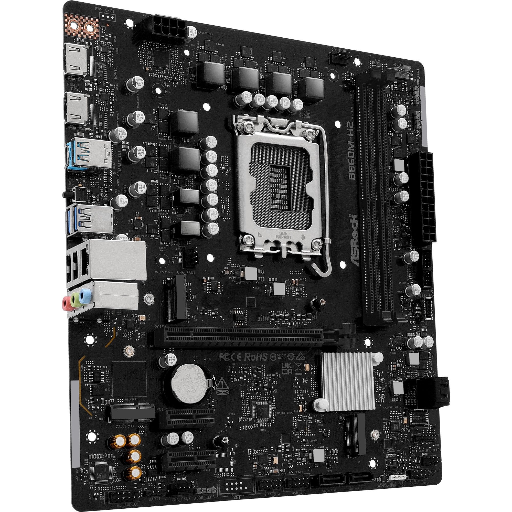 Asrock ASRock B860M-H2, Mainboard Mainboard RGB LED
