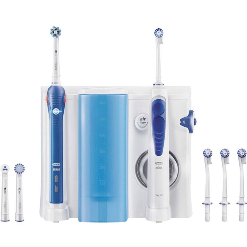 Oral-B Elektrische Zahnbürste Oral-B Pro 2000 + OxyJet 80311065 Elektrische Zahnbürste, Munddusche