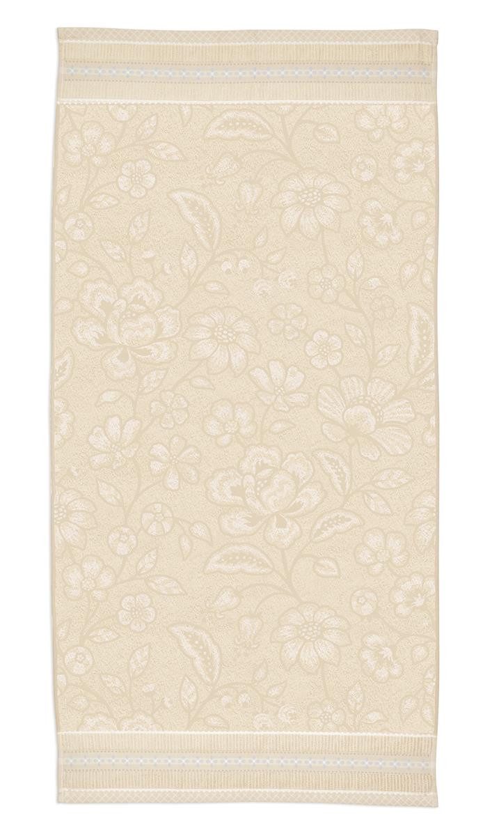 PiP Studio Duschtuch PIP Studio Duschtuch Badetuch Jasmin sand 70x140 Jacquard Frottee, Frottee (1-St)