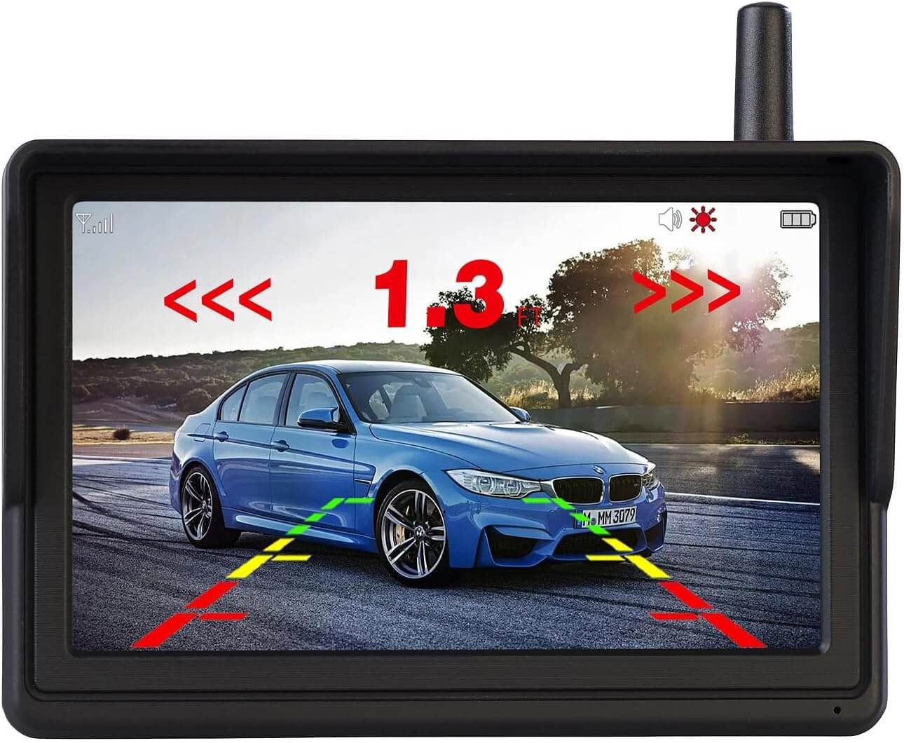 Lescars Solar-Funk-HD-Rückfahrkamera PA-720.slr Rückfahrkamera (HD)