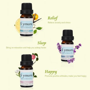 Skymore Duftöl Ätherische Öle (Ätherische Öle für ein harmonisches Leben, 6-St), Erholend, Stressabbauend, Inspirierend, Schlaffördernd