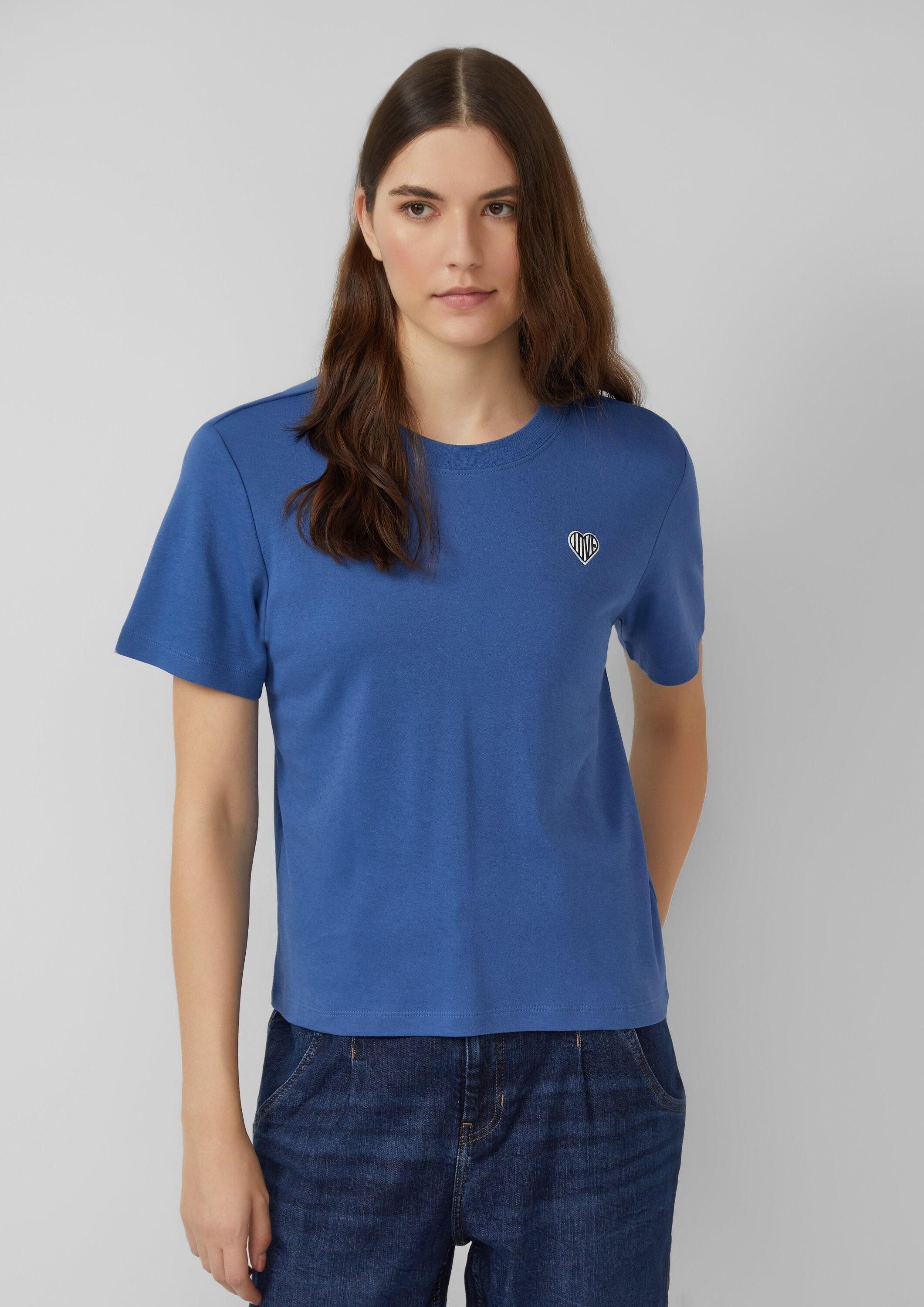 s.Oliver Kurzarmshirt T-Shirt T-Shirt aus Interlockjersey günstig online kaufen