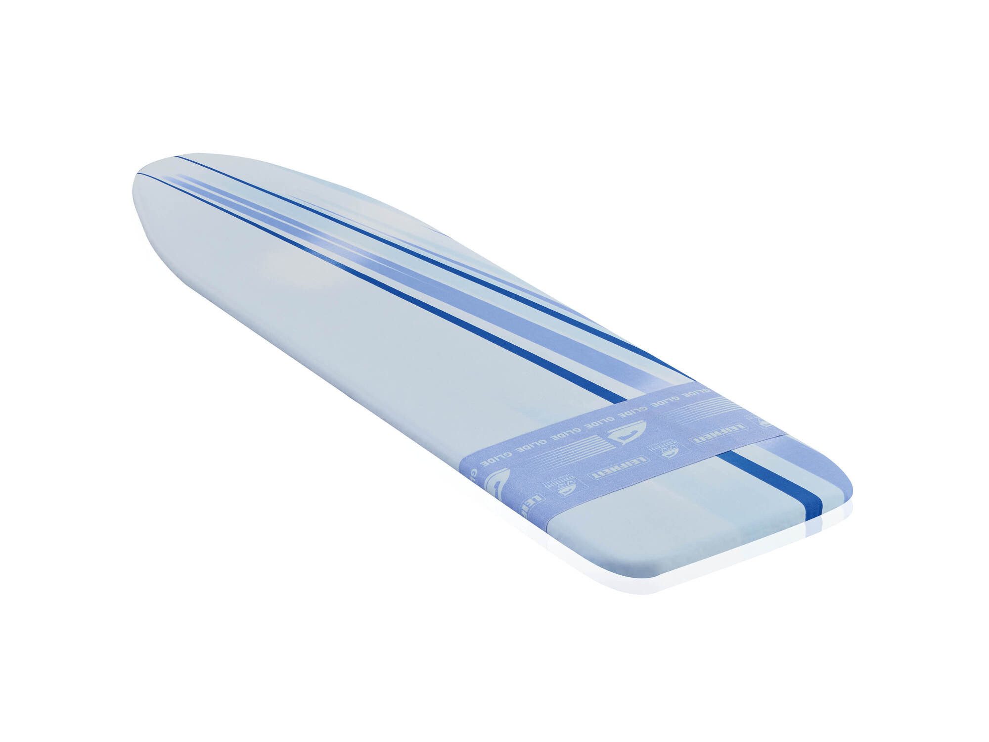 Leifheit Ersatz-Bügelbrettbezug Bügeltischbezug Thermo Reflect Glide & Park L/Universal, Für Dampfbügeleisen geeignet, 140x45cm, 3mm Molton-Komfortpolsterung