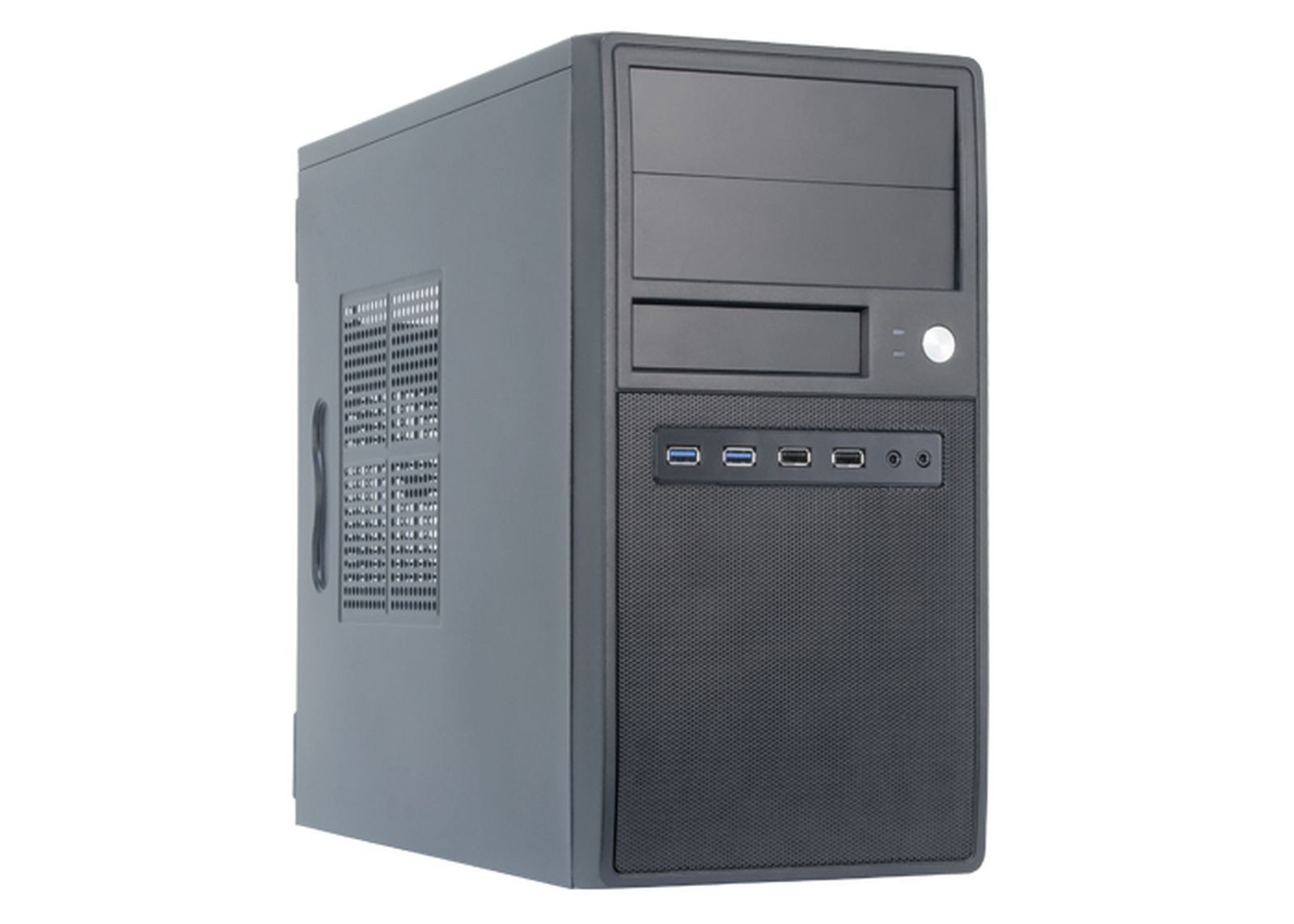 Chieftec PC-Gehäuse CT-04B-350GPB - Tower - micro ATX 350 Watt
