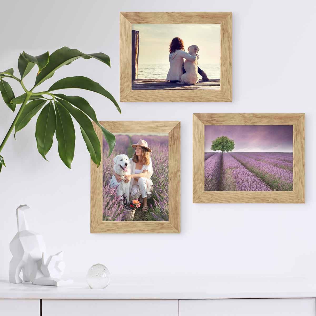 PHOTOLINI Bilderrahmen 3er Set breite Rahmen, günstig online kaufen