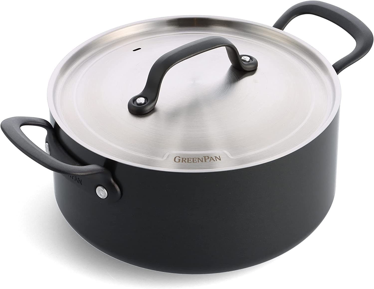 GREENPAN Kochtopf GreenPan Craft Kochtopf 4,9 Liter mit Deckel, PFAS-frei, backofenfest, (1-tlg)