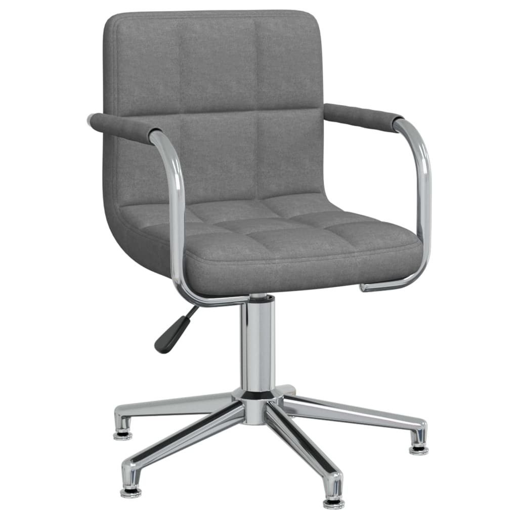 Esszimmerstuhl Drehbarer Hellgrau 48x47x(74,5-88,5) cm