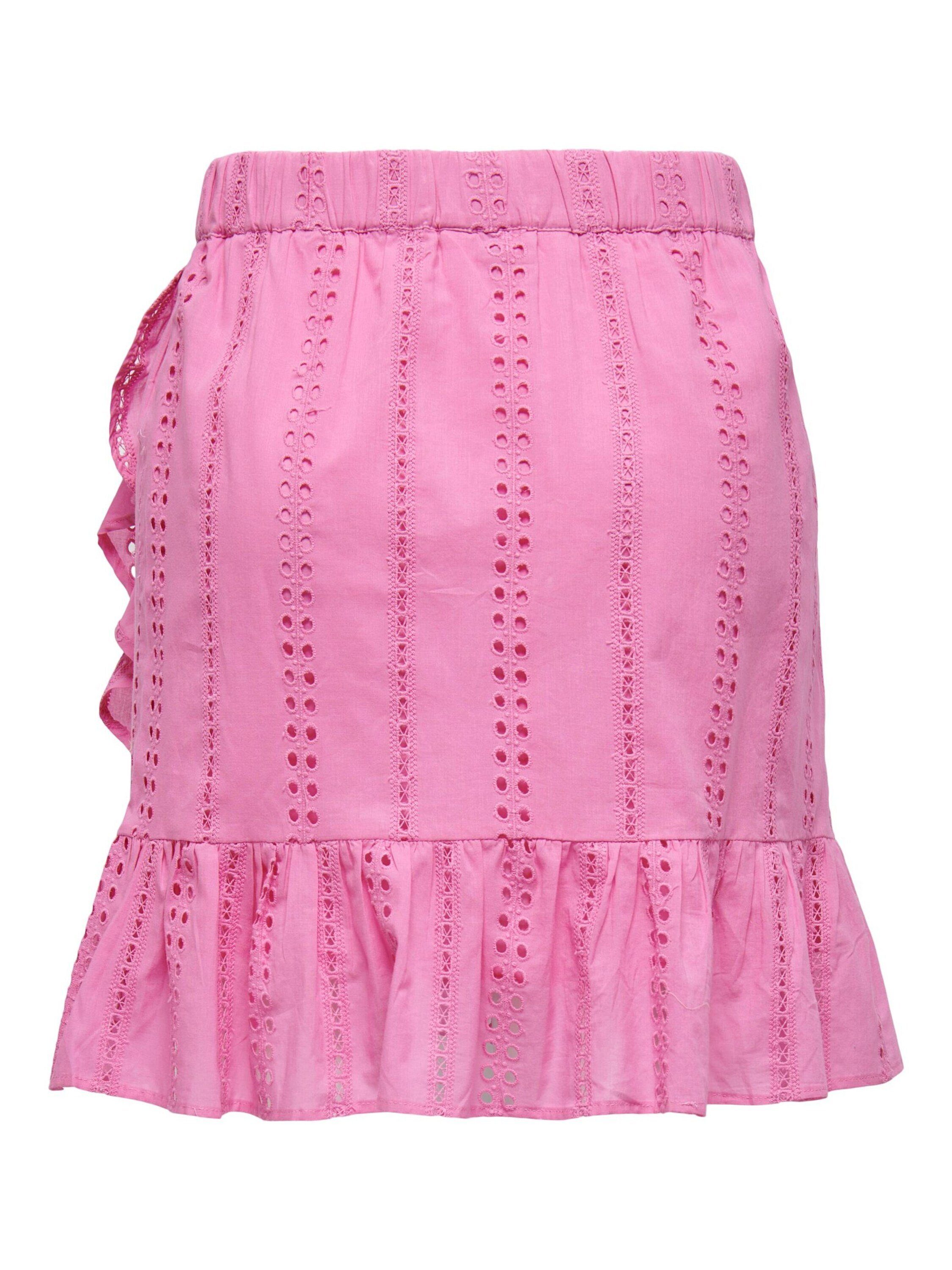 ONLY Volantrock DONNA (1-tlg) Lochmuster günstig online kaufen