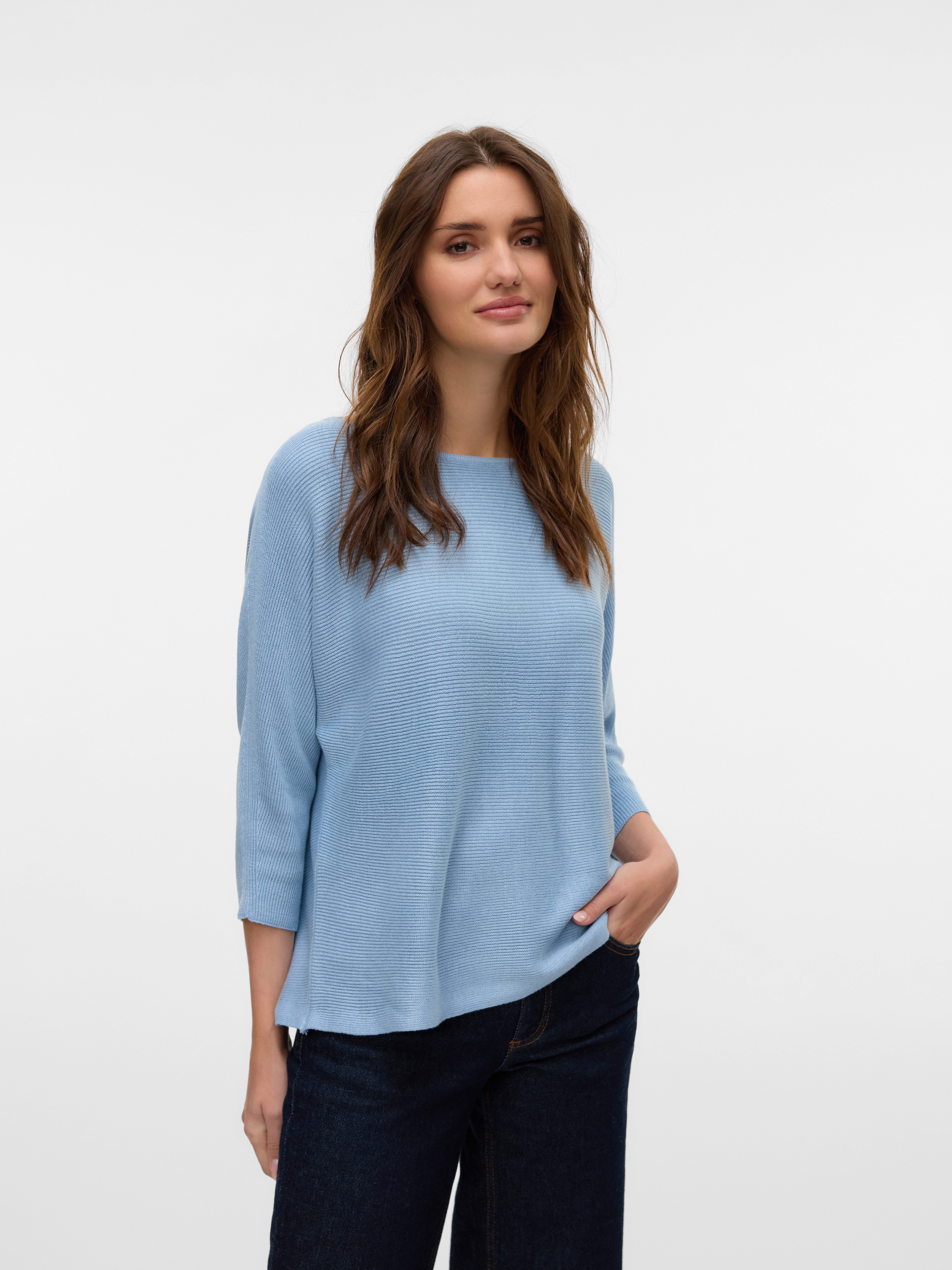 3/4 Arm-Pullover VMNORA 3/4 BOATNECK BLOUSE NOOS