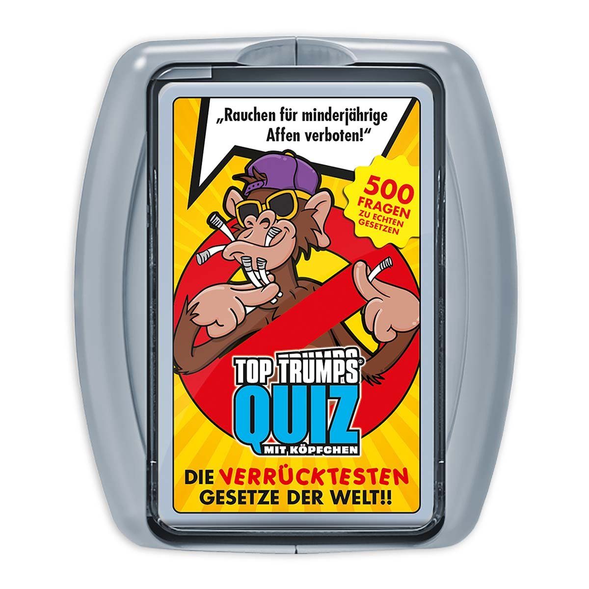 Winning Moves Spiel Top Trumps Quiz - Die verrücktesten Gesetze der Welt, Wissenspiel