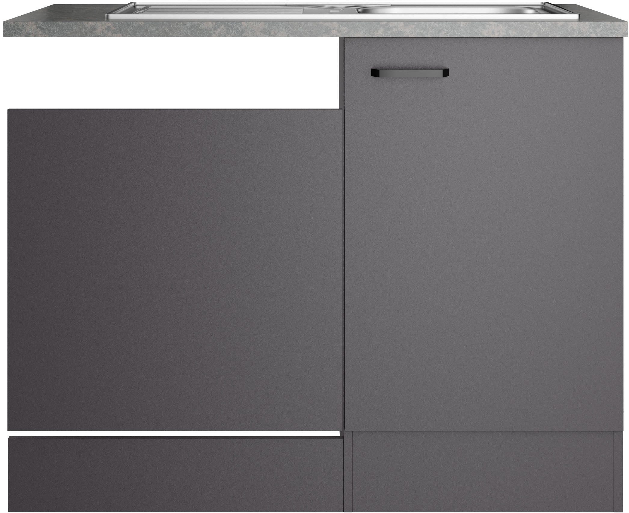 OPTIFIT Spülenschrank OPTImulti Breite 110 cm, mit 1 Tür u. Blende f. Geschirrspüler, Einbauspüle