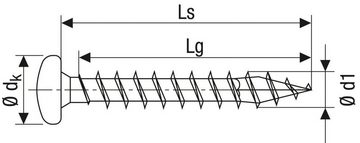 SPAX Holzbauschraube Spax Universalschrauben 4.0 x 20 mm TX 20 - 16