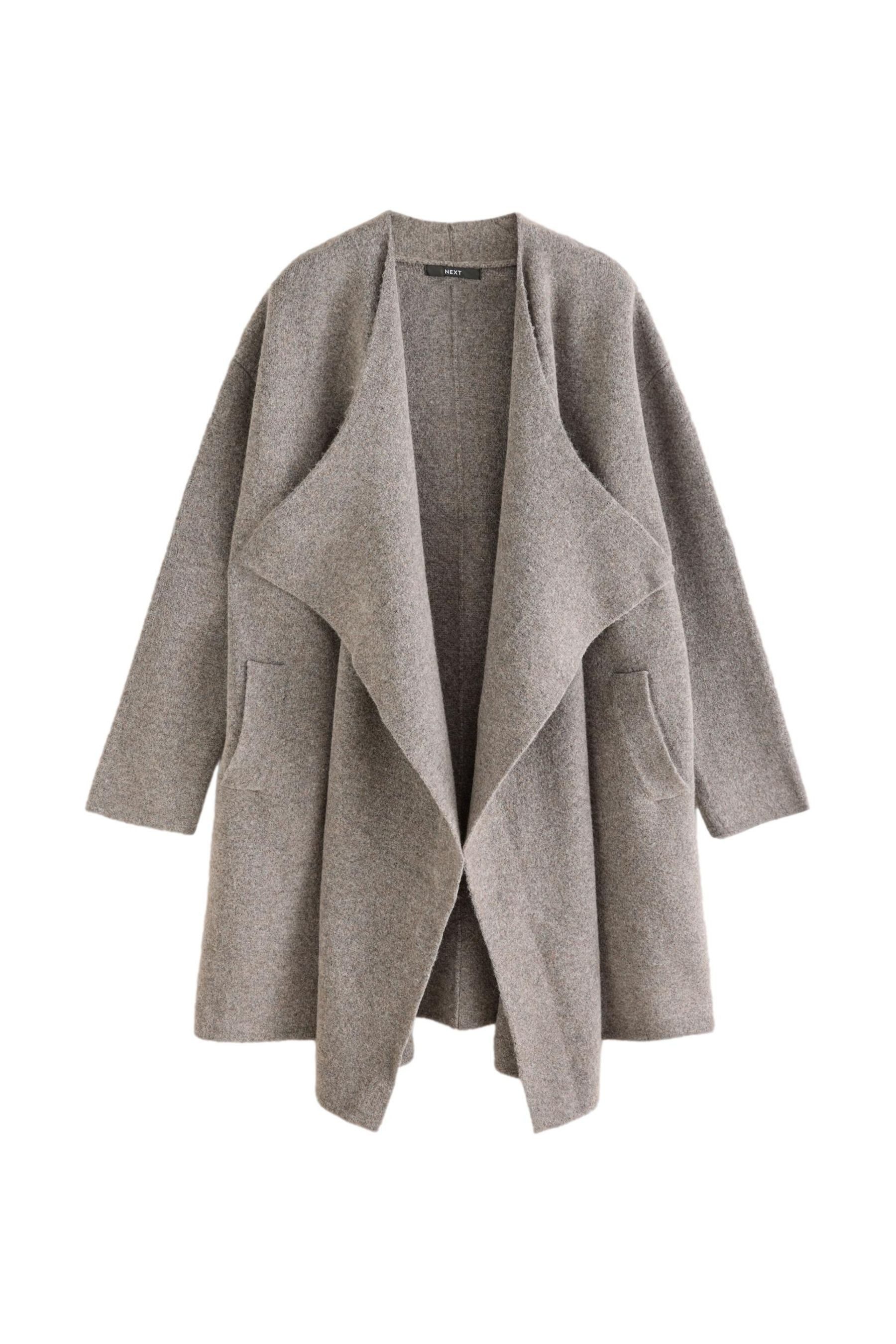 Next Strickjacke Weiche lange Strickjacke Wasserfall-Strickmantel günstig online kaufen