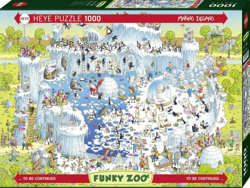 HEYE Puzzle Polar Habitat. Puzzle 1000 Teile, 1000 Puzzleteile