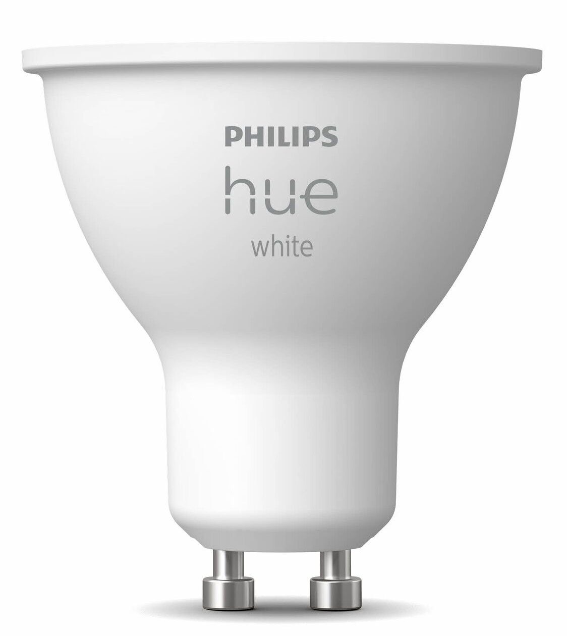 Philips Hue LED-Leuchtmittel White GU10 Einzelpack 400lm!, GU10, 1 St., Warmweiß