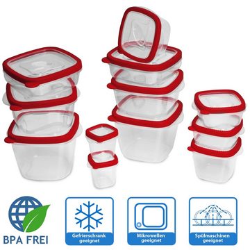 Deuba Frischhaltedose, (24-tlg), mit Deckel Ventil BPA-Frei Küche Vorratsdosen Spülmaschinen- &