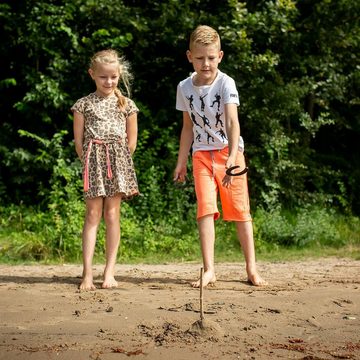 Kikkerland Spielzeug-Gartenset Horseshoes 4x Hufeisen werfen Wurfspiel Kinder Outdoor Pferdefreunde