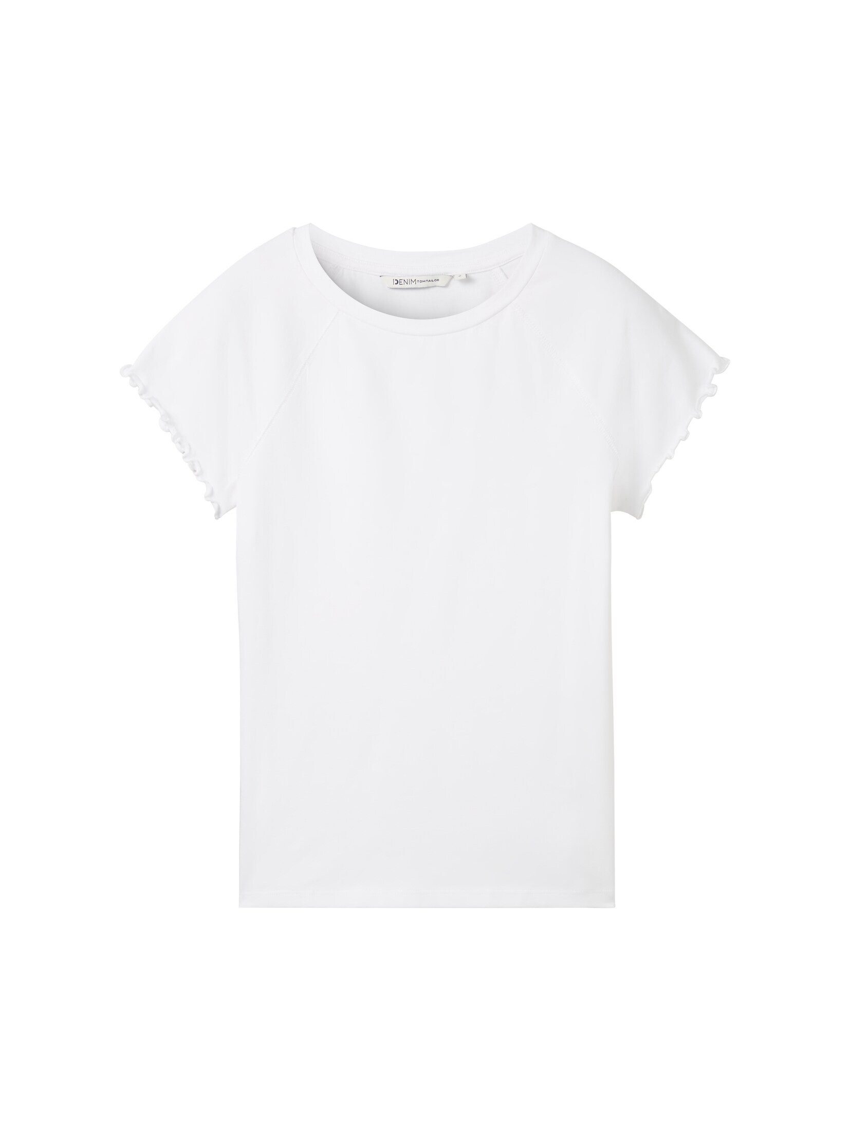TOM TAILOR Denim T-Shirt T-Shirt (im Einserpack) Slim Fit T-Shirt