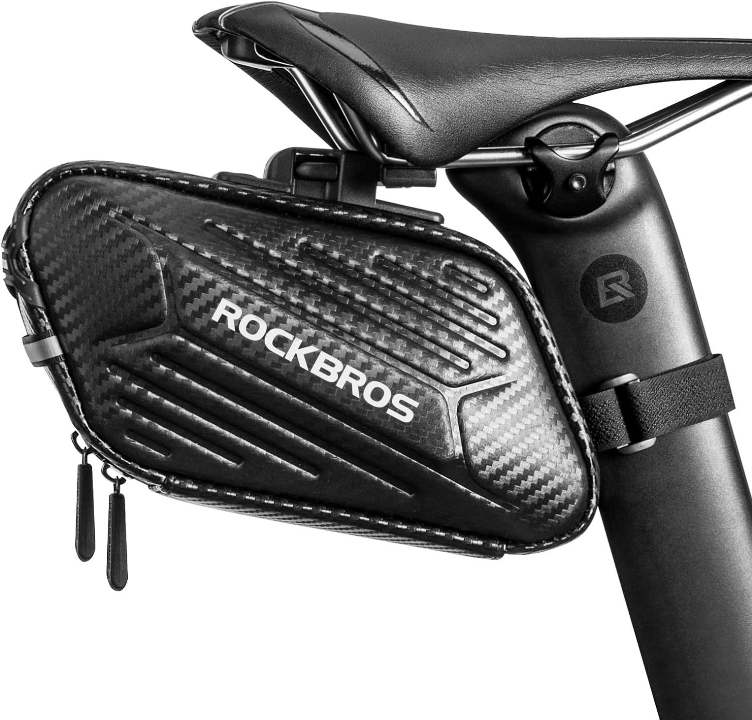ROCKBROS Satteltasche Fahrrad Fahrradsitz Tasche (für MTB Rennrad Faltrad Wasserdicht Kratzfestca.1.5L)
