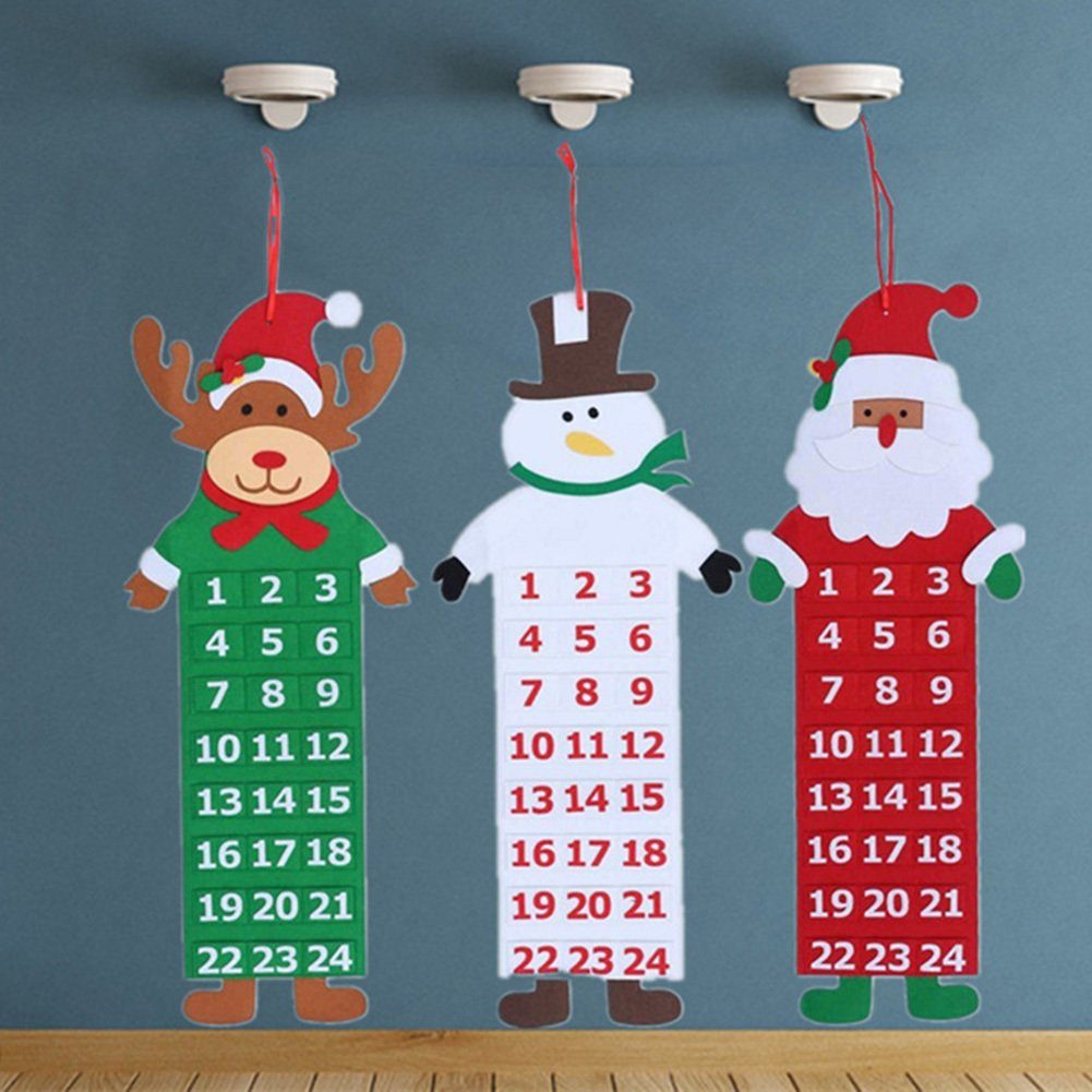 Weihnachts-Taschenkalender, Rehkitzförmiger old man Modischer Christbaumschmuck Niedlicher, Blusmart