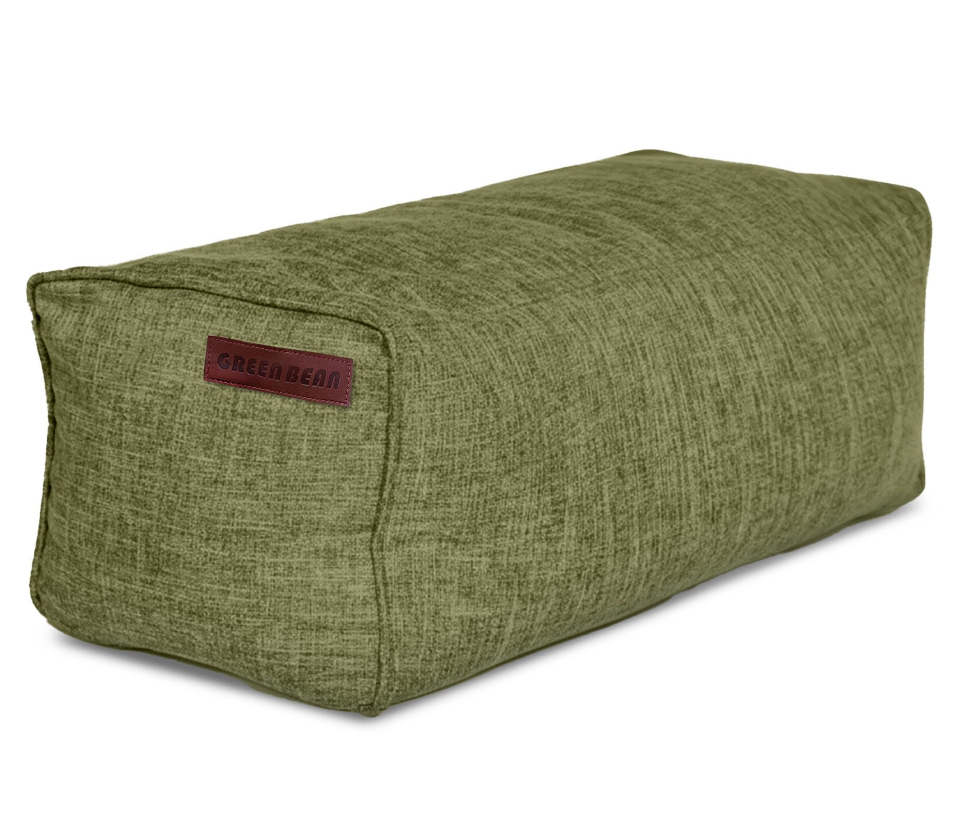 Green Bean Pouf Ottomane Linen (Indoor Sitzhocker Sitzkissen Fußhocker Relax-Sessel, Made in Germany), die ideale Ergänzung zum Sitzsack