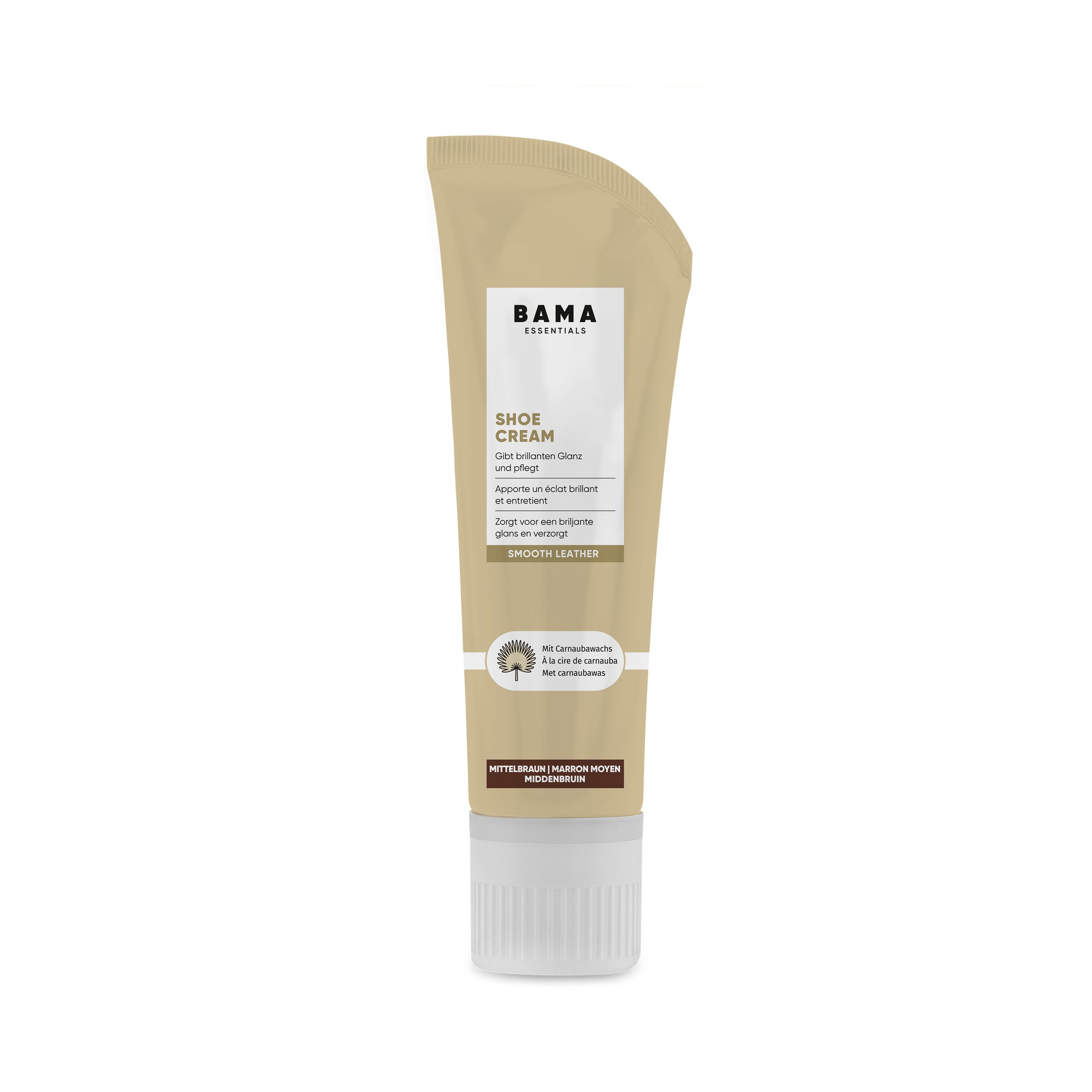 Bama Pflegecreme Für Glattleder Im Tiegel – 50 Ml, Farbtonauffrischend, Mit Guter Deckkraft & Glanz, Für Schuhe & Accessoires