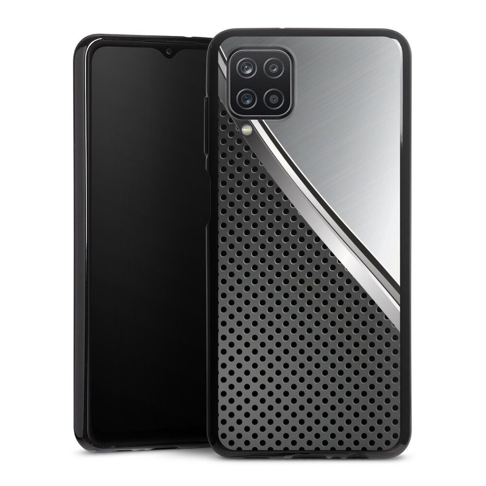 Handyhülle Carbon Stahl Metall Duo Metal Surface