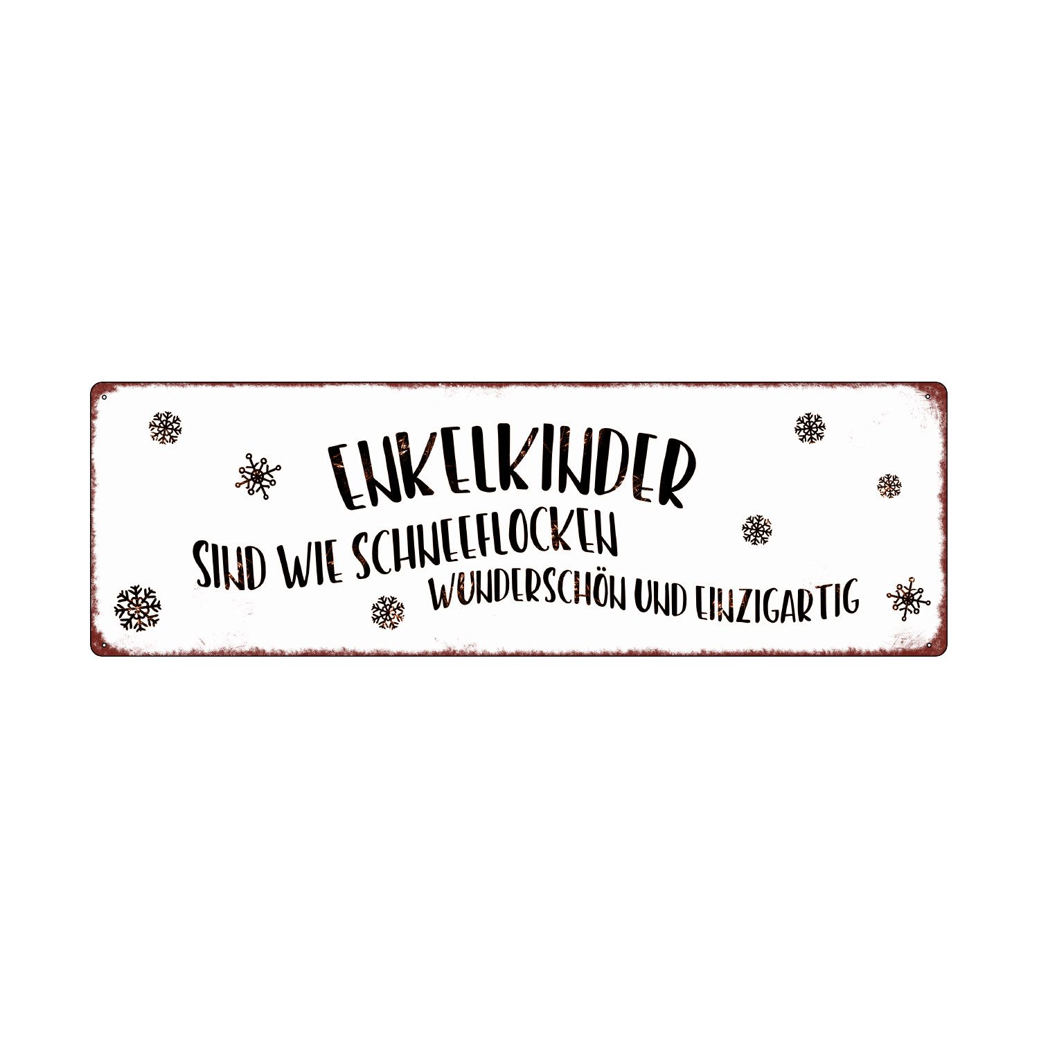 INTERLUXE Home Accessoires Metallschild Enkelkinder, (1 St)