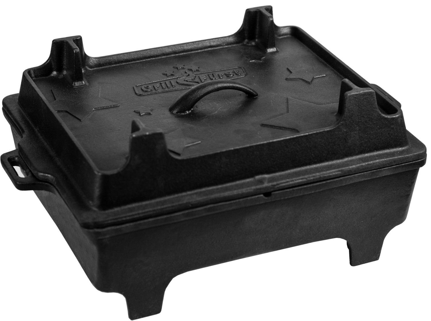 Bratentopf Grillfürst Dutch Oven Kastenform BK6 aus Gusseisen