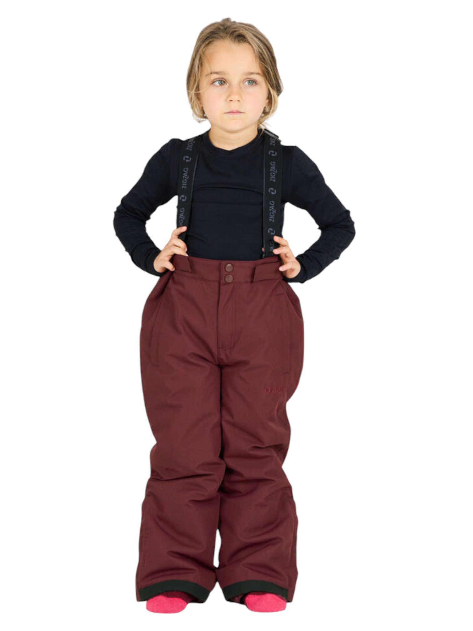 Skihose Soho W-PRO 10.000 (wasserdicht, atmungsaktiv, winddicht) weinrot