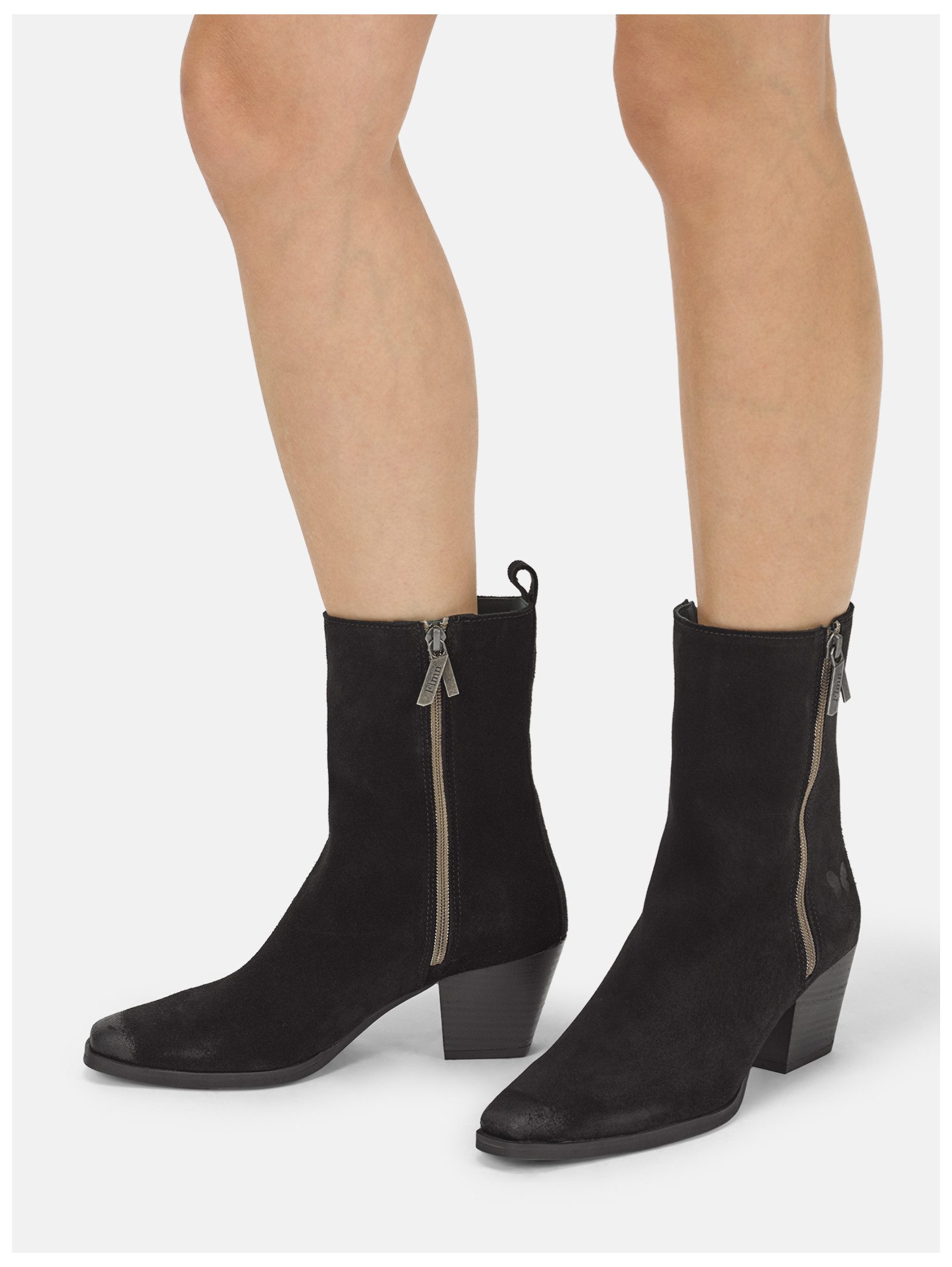 Felmini Stiefelette Veloursleder . Stiefelette (1-tlg)