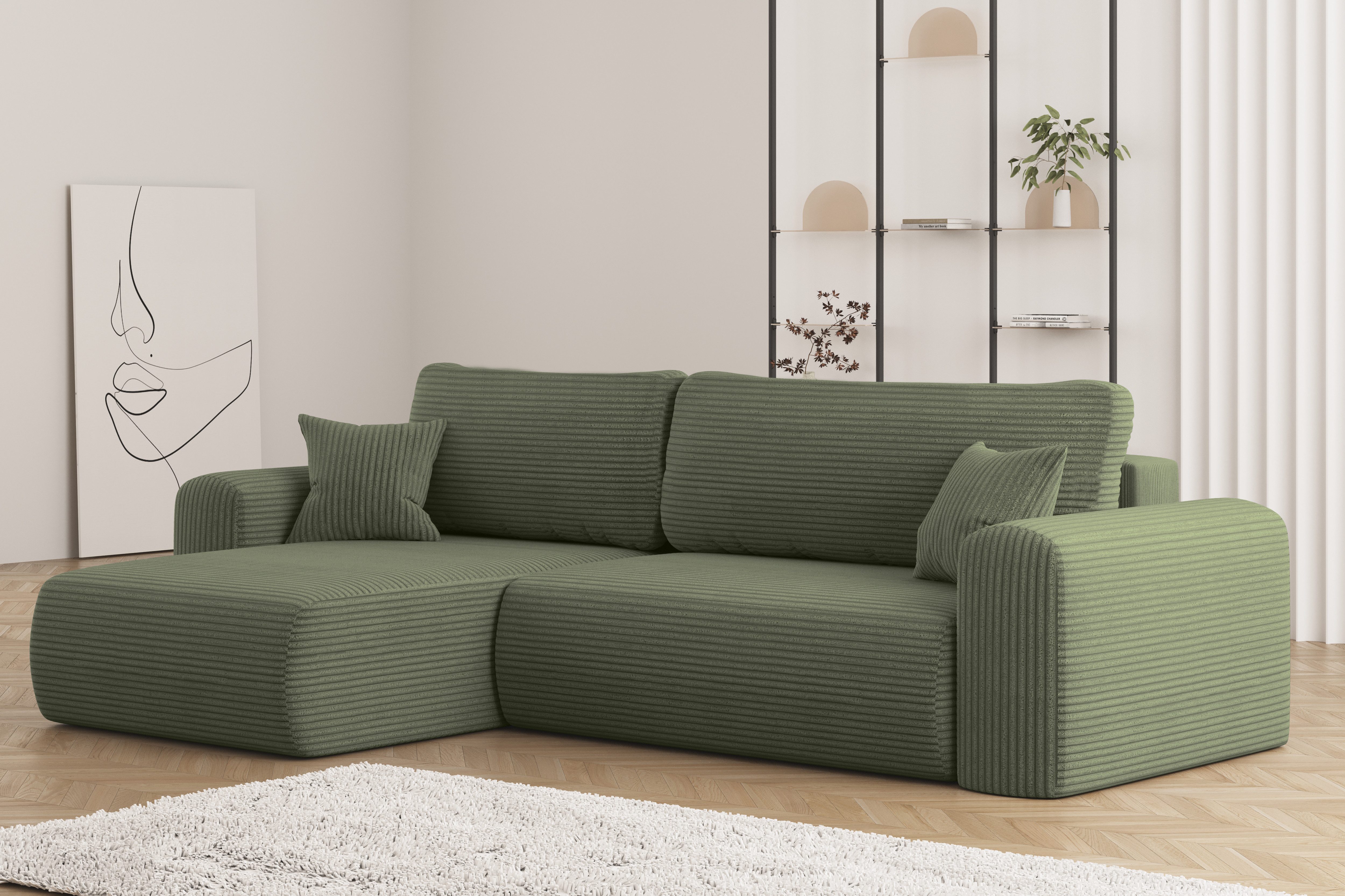 Kaiser Möbel Ecksofa mit Schlaffunktion und günstig online kaufen