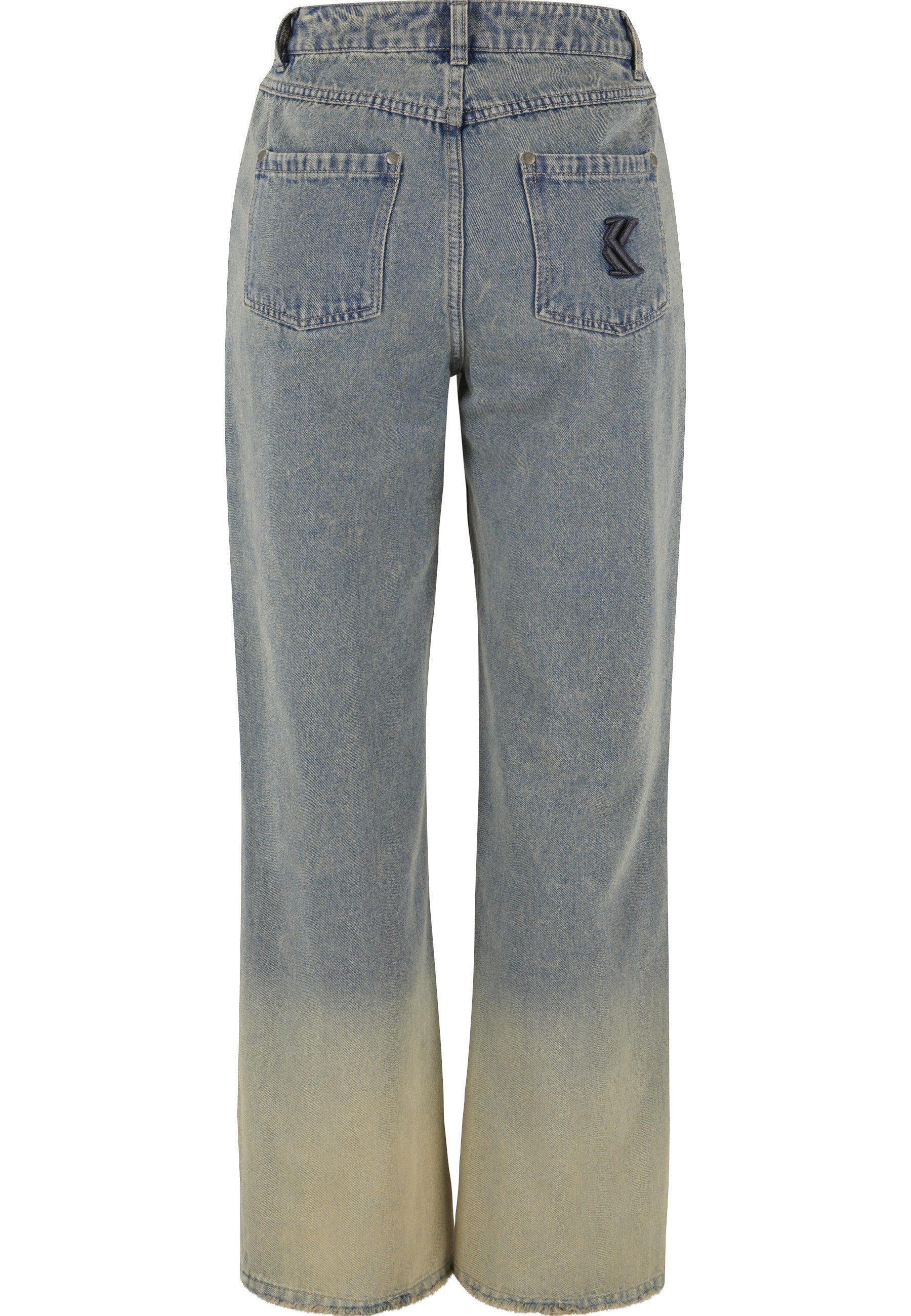 Karl Kani Bequeme Jeans Karl Kani Karl Kani Og Five Pocket Straight Leg Gra günstig online kaufen