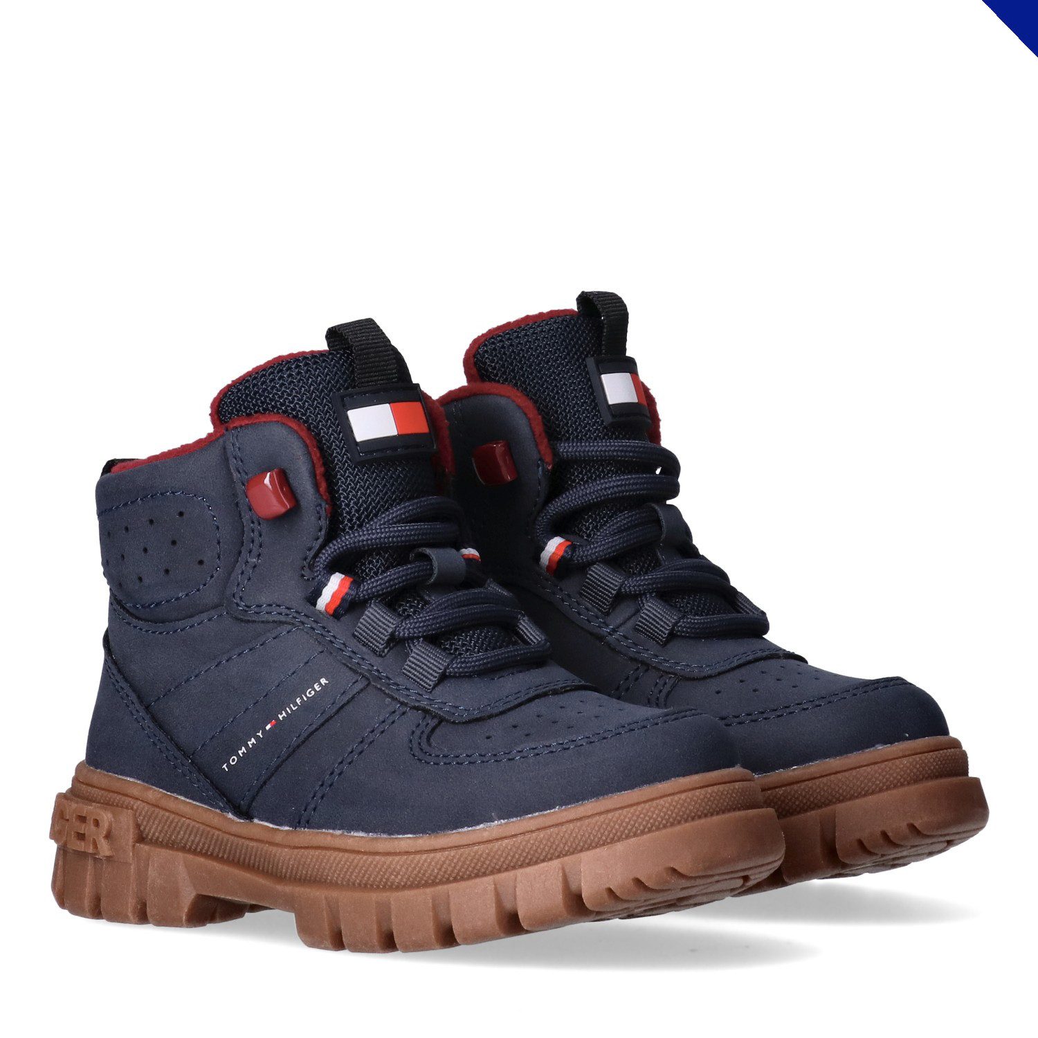 Tommy Hilfiger Schnürboots Winterboots, Stiefel mit Profilsohle