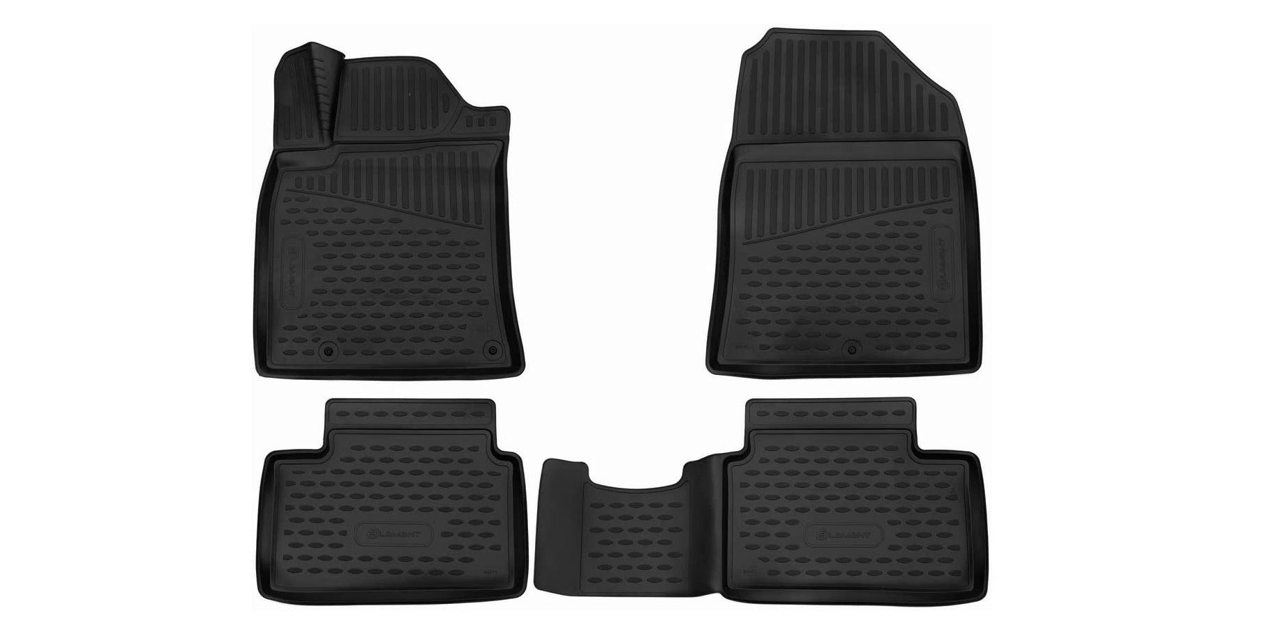 LEMENT Auto-Fußmatten Passgenaue 3D ELEMENT Fussmatten für HYUNDAI i30, 2019->, 4 tlg., für HYUNDAI i30 PKW, Passgenaue