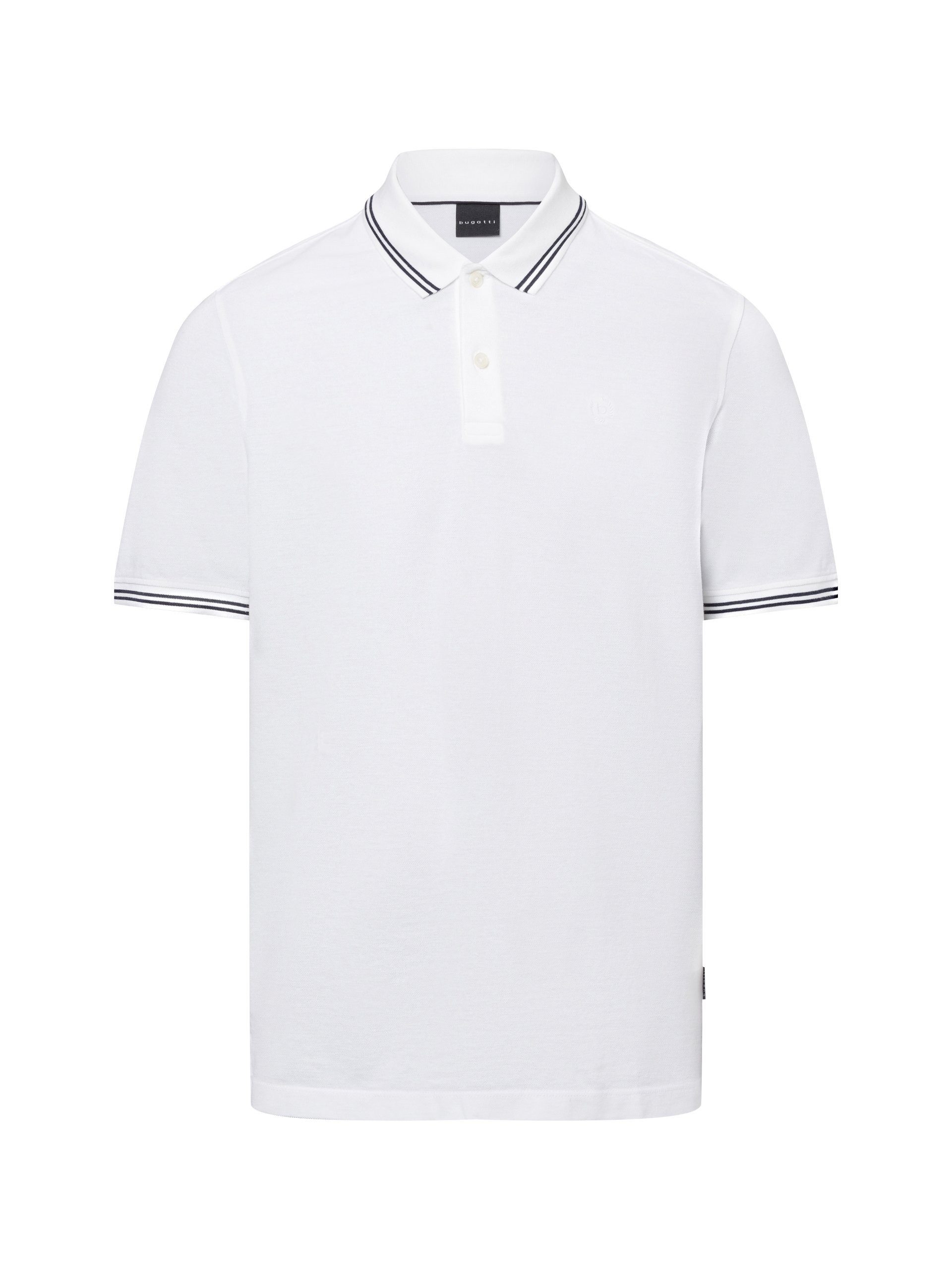 bugatti Poloshirt, mit Kontraststreifen und Bruststickerei günstig online kaufen