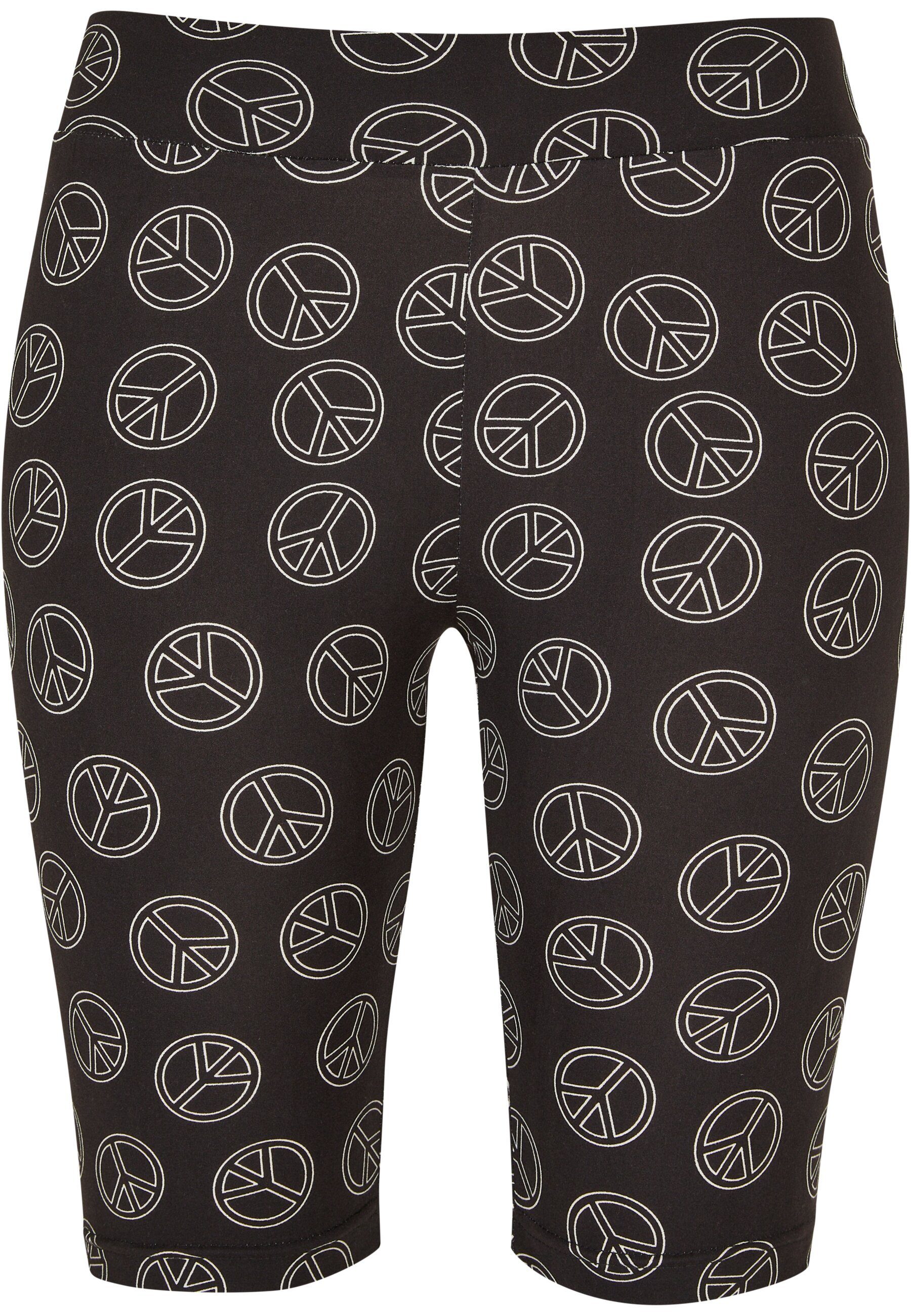 CLASSICS Damen URBAN AOP Stoffhose Ladies Cycle (1-tlg) Soft blackpeace Shorts