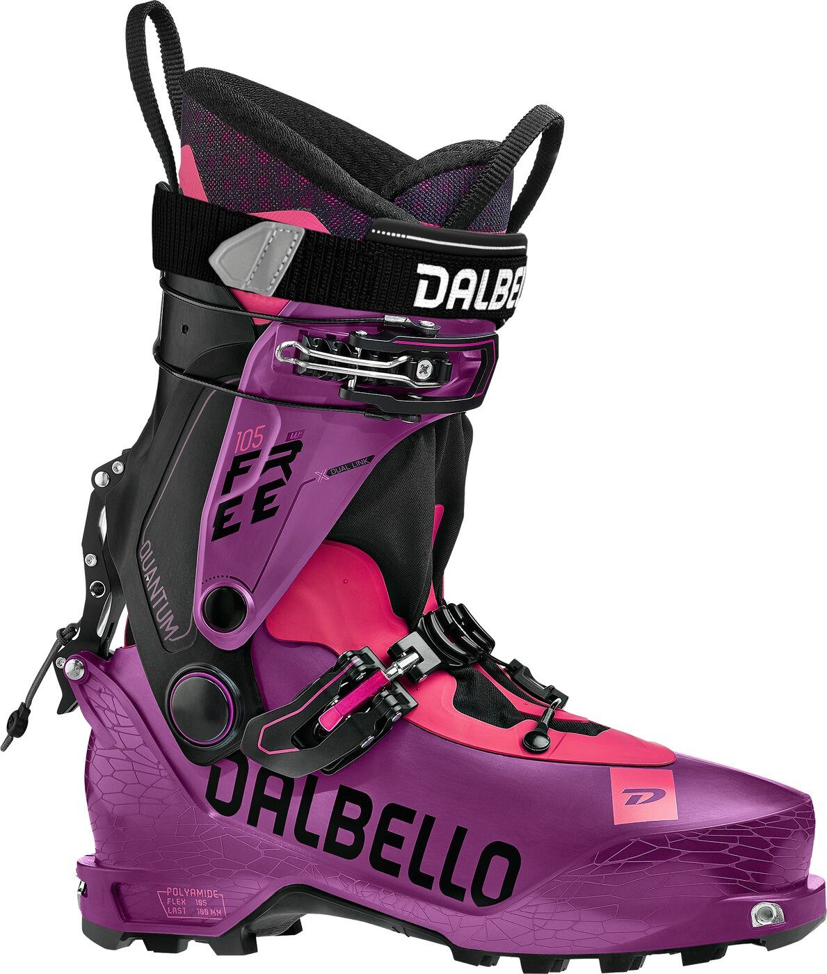DALBELLO Damen Tourenskischuh - QUANTUM FREE 105 W UNI - ORCHID/BLACK Skischuh