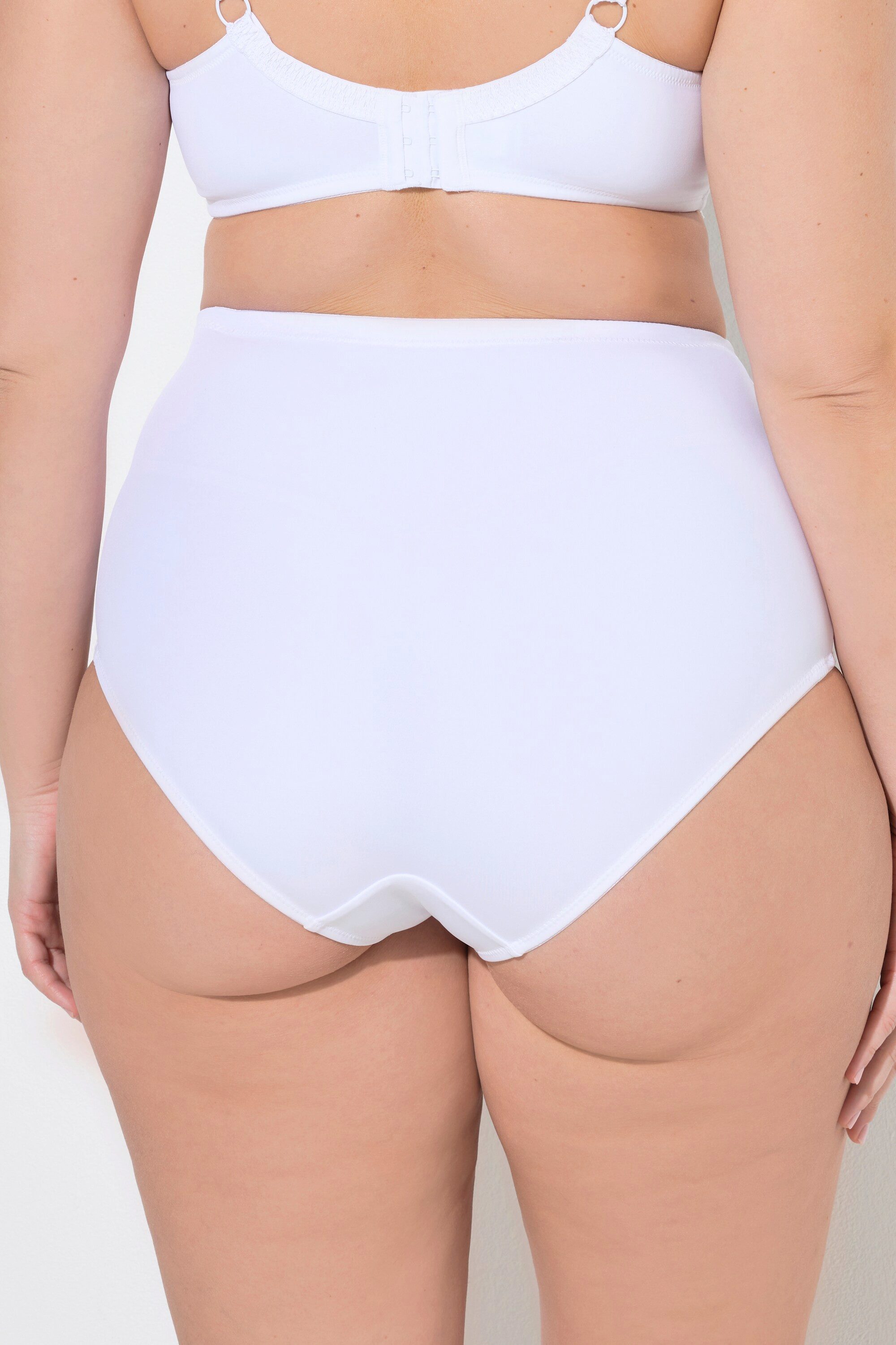 Ulla Popken Miederhose Bodyforming-Miederhose Jacquard-Spitze High Waist