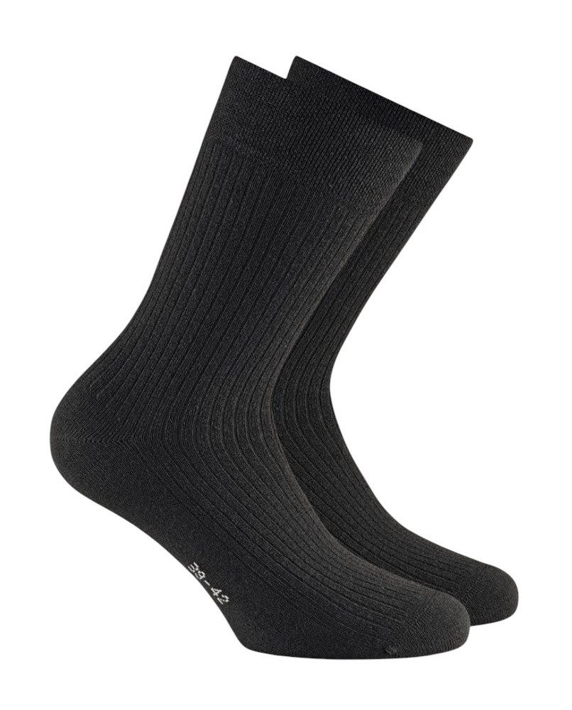 Socken Tagessocke Casual Texcircle schwarz - 1 Paar