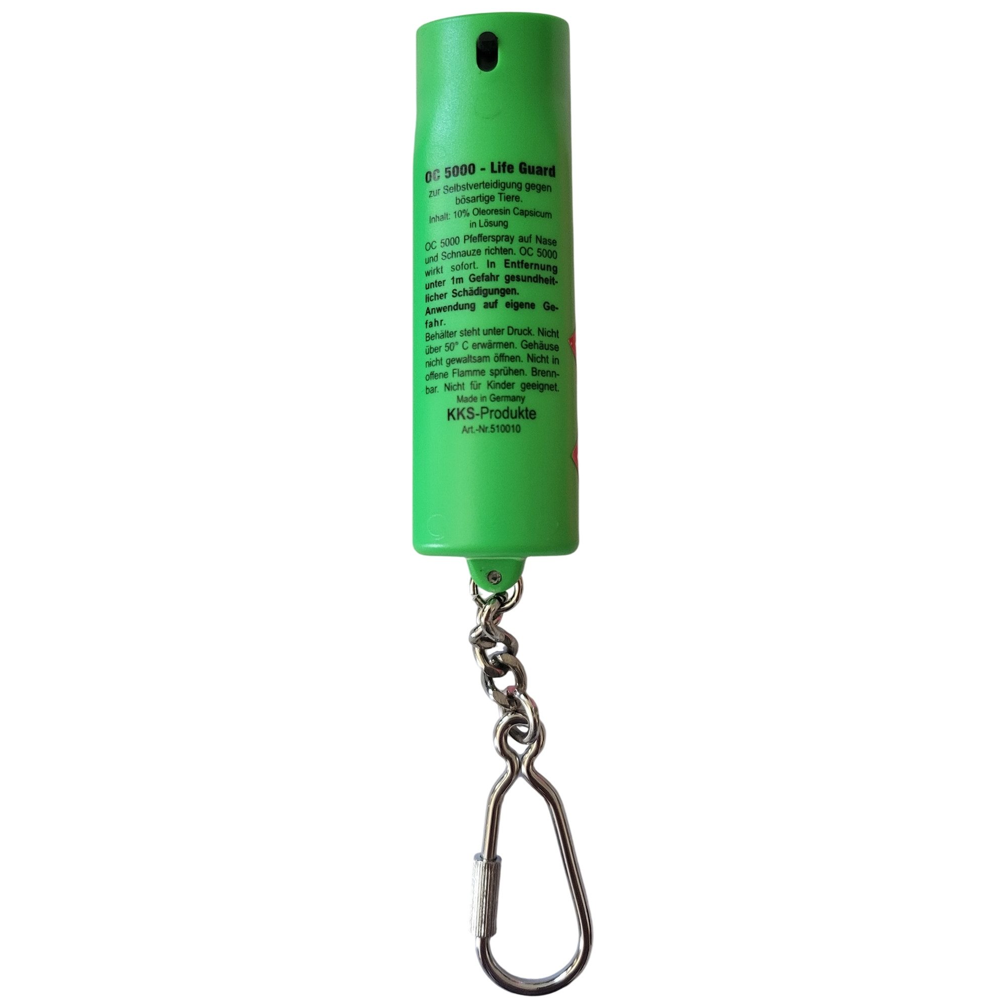 KKS Tierabwehrspray Pfefferspray Schlüsselanhänger 15ml Tierabwehrspray – Made in Germany, Tierabwehr - Sicherheit für unterwegs - Stabiler Schlüsselanhänger, F – Bild 4 von 4