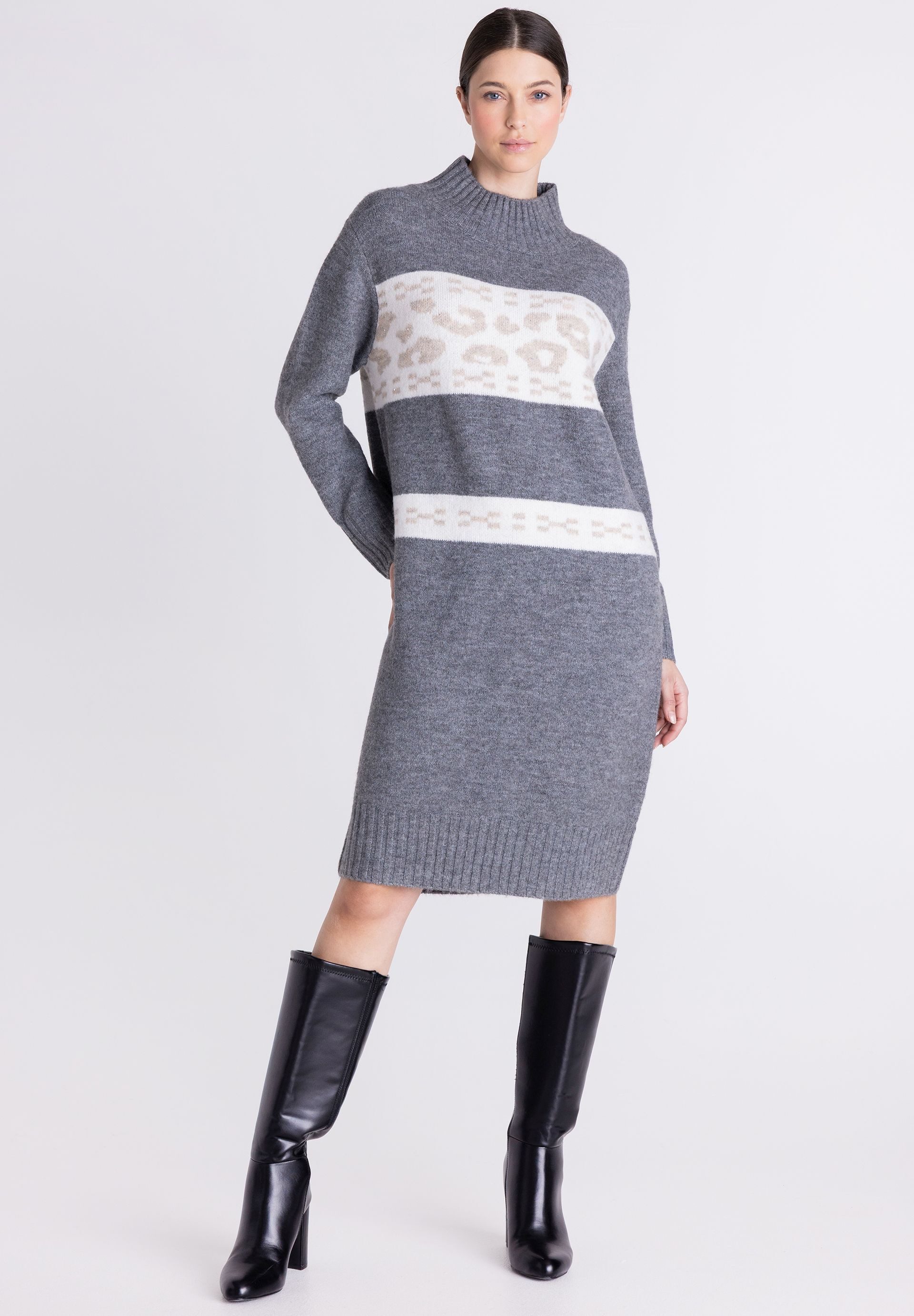 TUZZI Midikleid mit Rippbündchen