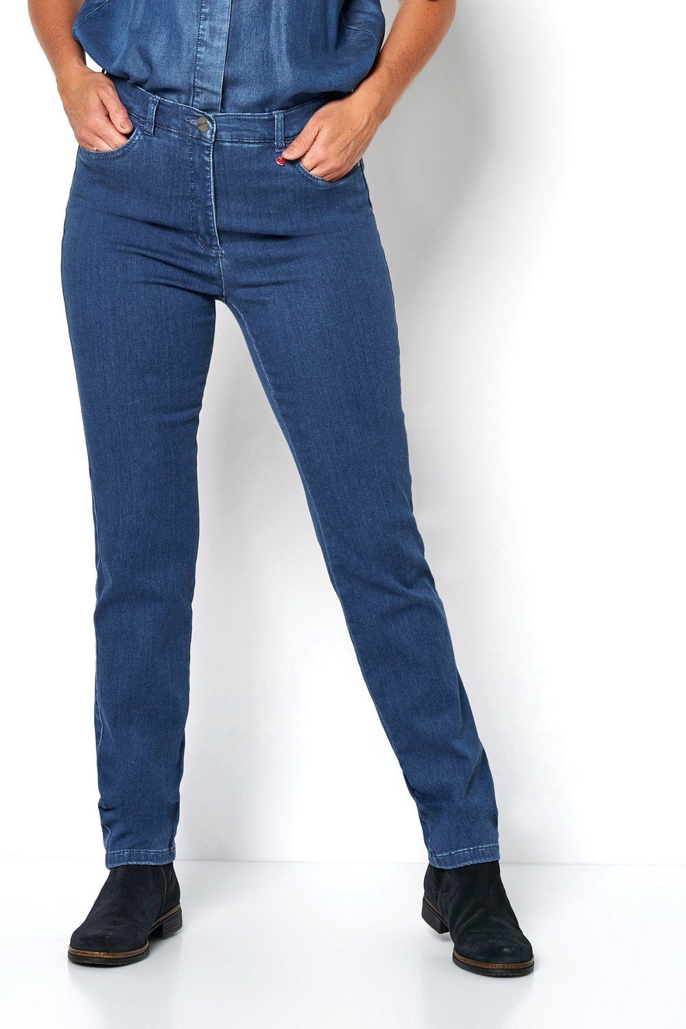 Relaxed by TONI 5-Pocket-Jeans Belmonte mit Strassdetail