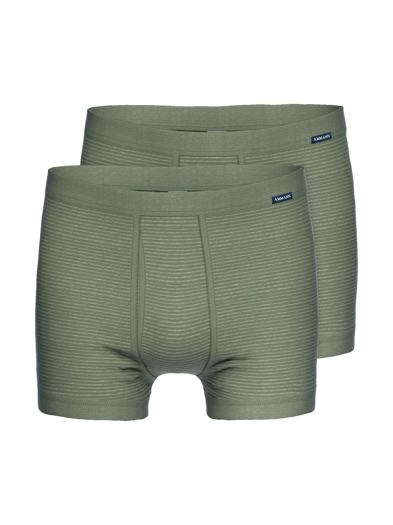 Ammann Retro Pants 2er Pack Pant kurz mit Eingriff Day Classic (Packung, 2-St) Feinripp mit Baumwollanteil, mit Eingriff