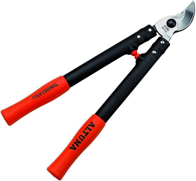 ALTUNA Astschere ALTUNA Zweihand Baum- und Astschere mit Bypass-Schnitt, Astschneider Bypass Schere aus Carbon, Astschere Made in EU, Baumschere mit ergonomischen Griffen