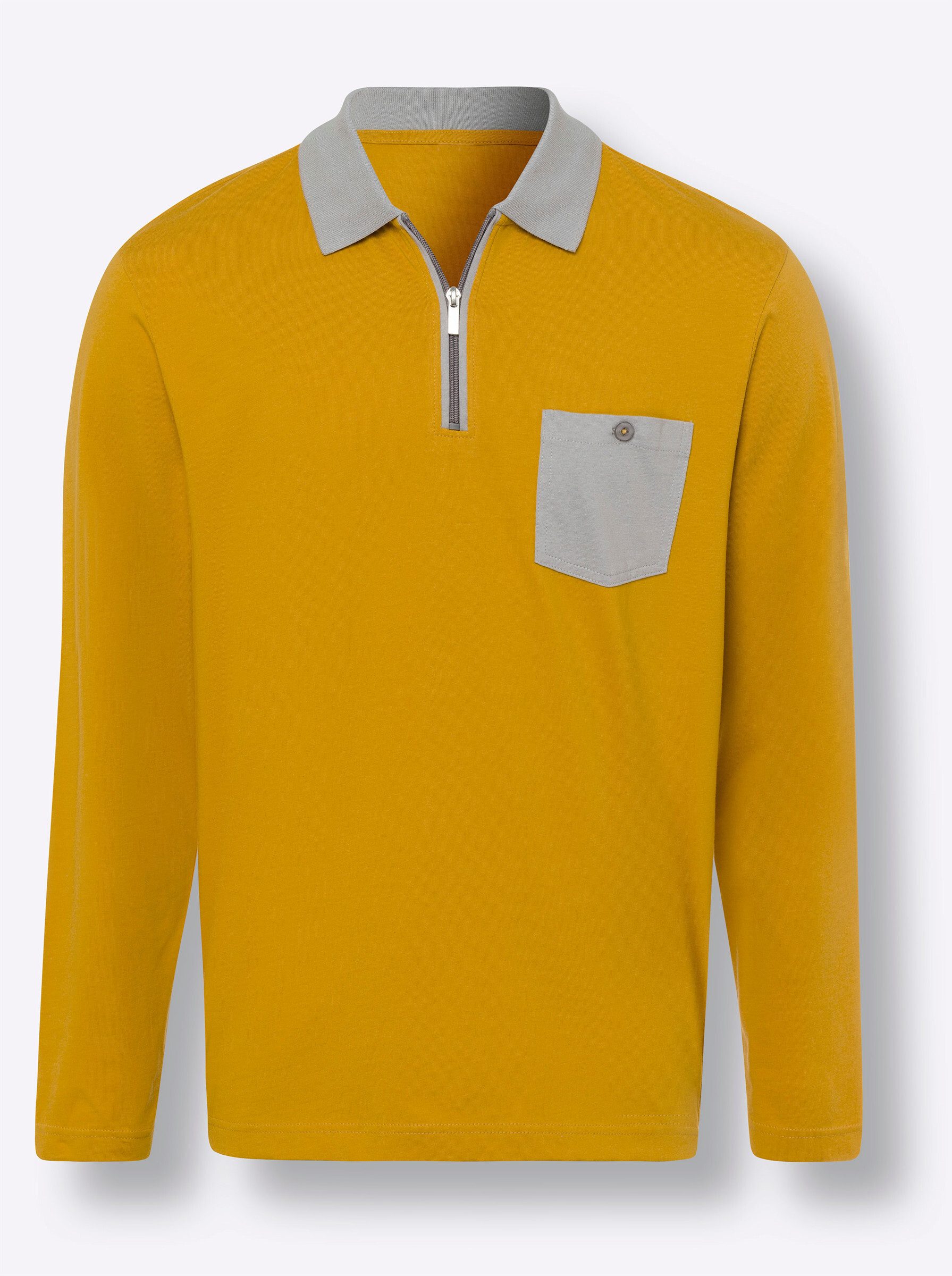 Sieh an! T-Shirt Langarm-Poloshirt Langarm