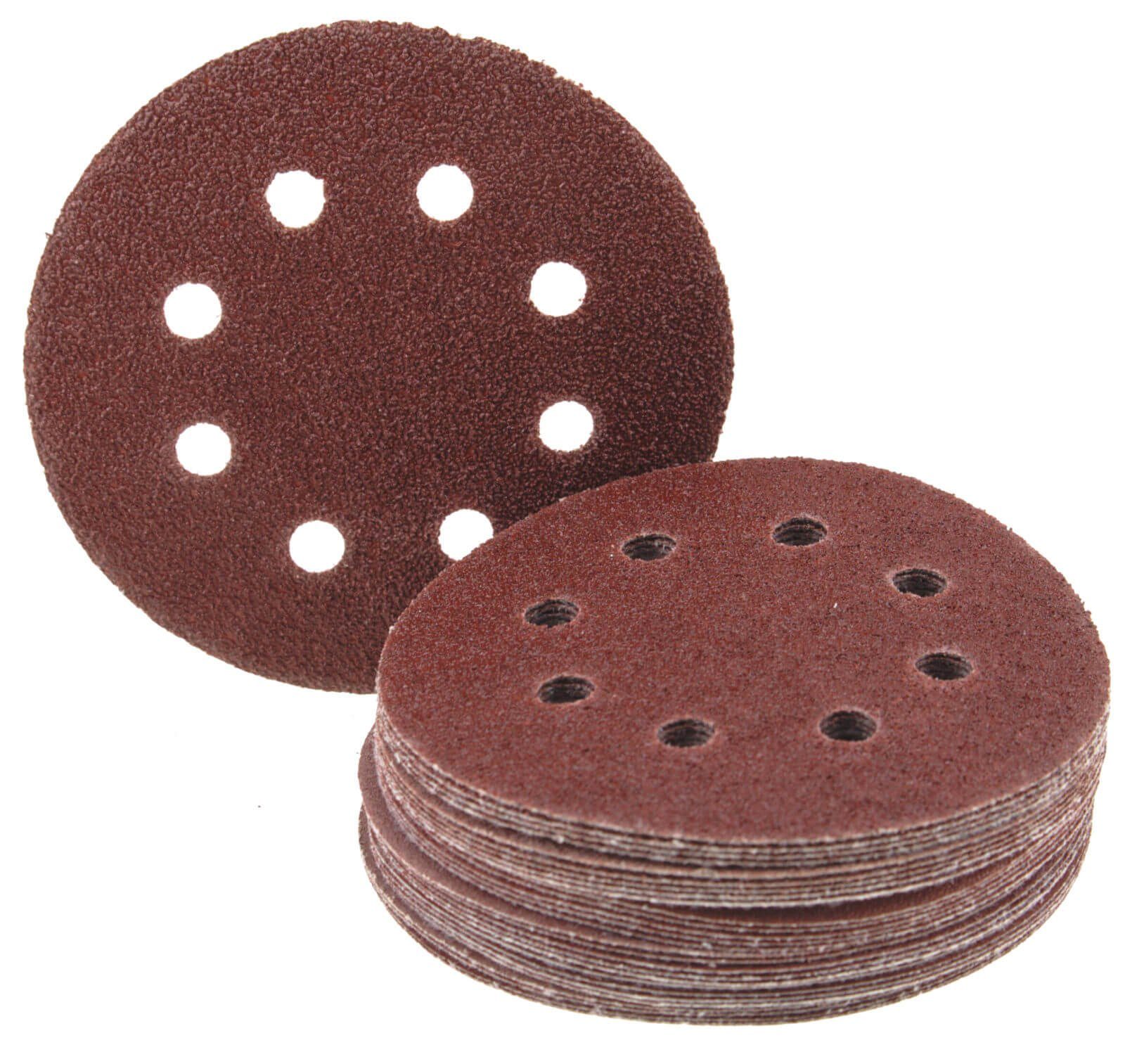 Work plus Schleifscheibe Schleifscheiben Sortiment 125mm 30 Blatt gemischte Körnung