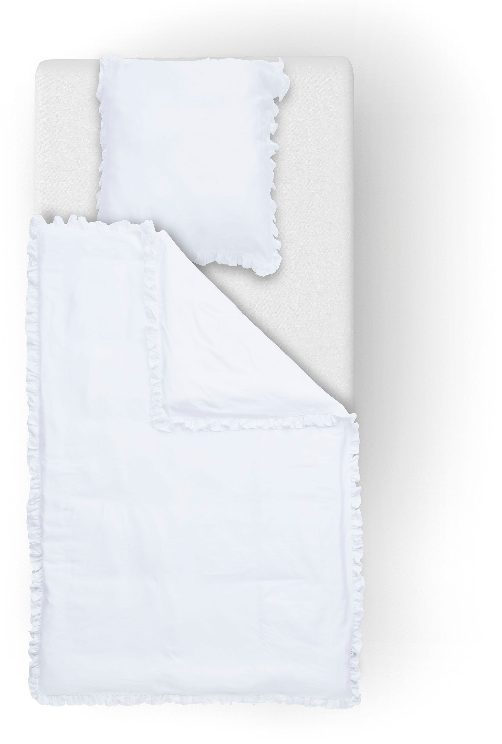 done.® Bettwäsche Amelie, Mako-Satin, beidseitig bedruckte Bettwäsche mit Keder