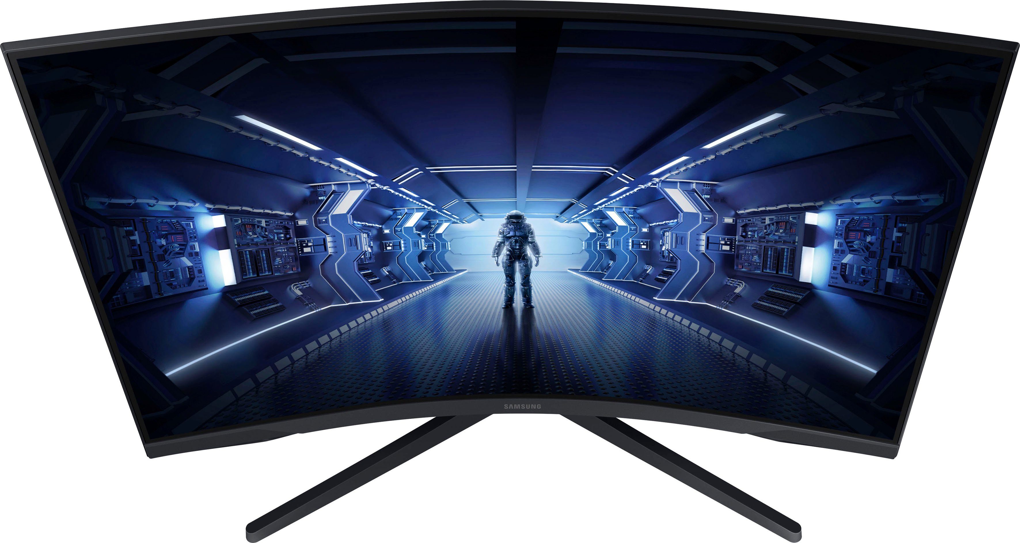 Samsung 144 Reaktionszeit, ", px, 1ms (68,6 1440 2560 VA LED, (MPRT) Hz, Odyssey cm/27 ms x 1 Curved-Gaming-LED-Monitor WQHD, C27G54TQBU G5